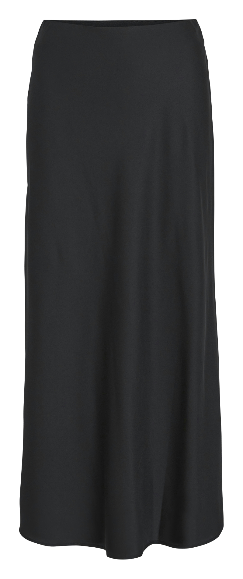Long high-waisted flared skirt VILA Black