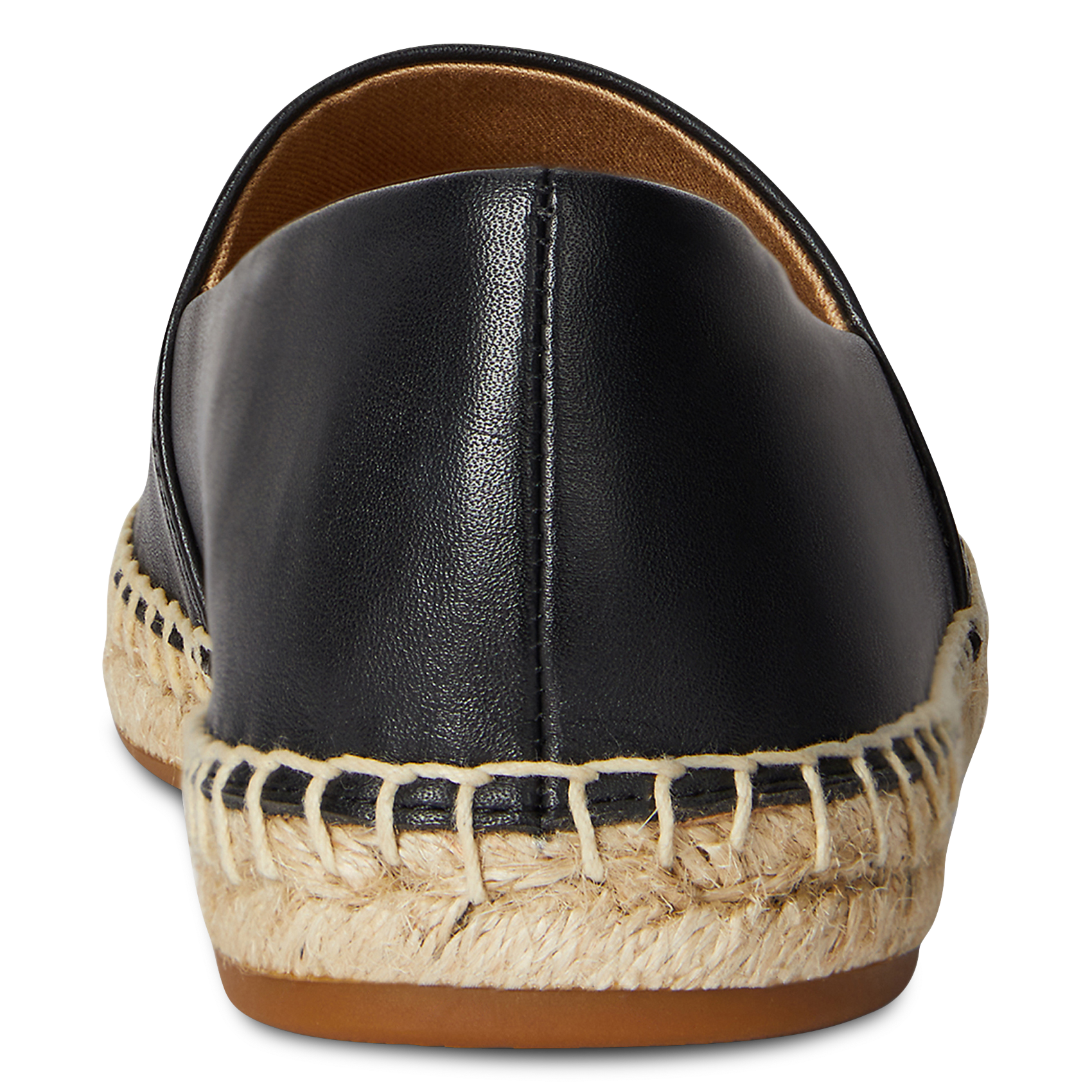 Espadrilles en cuir LAUREN RALPH LAUREN Noir