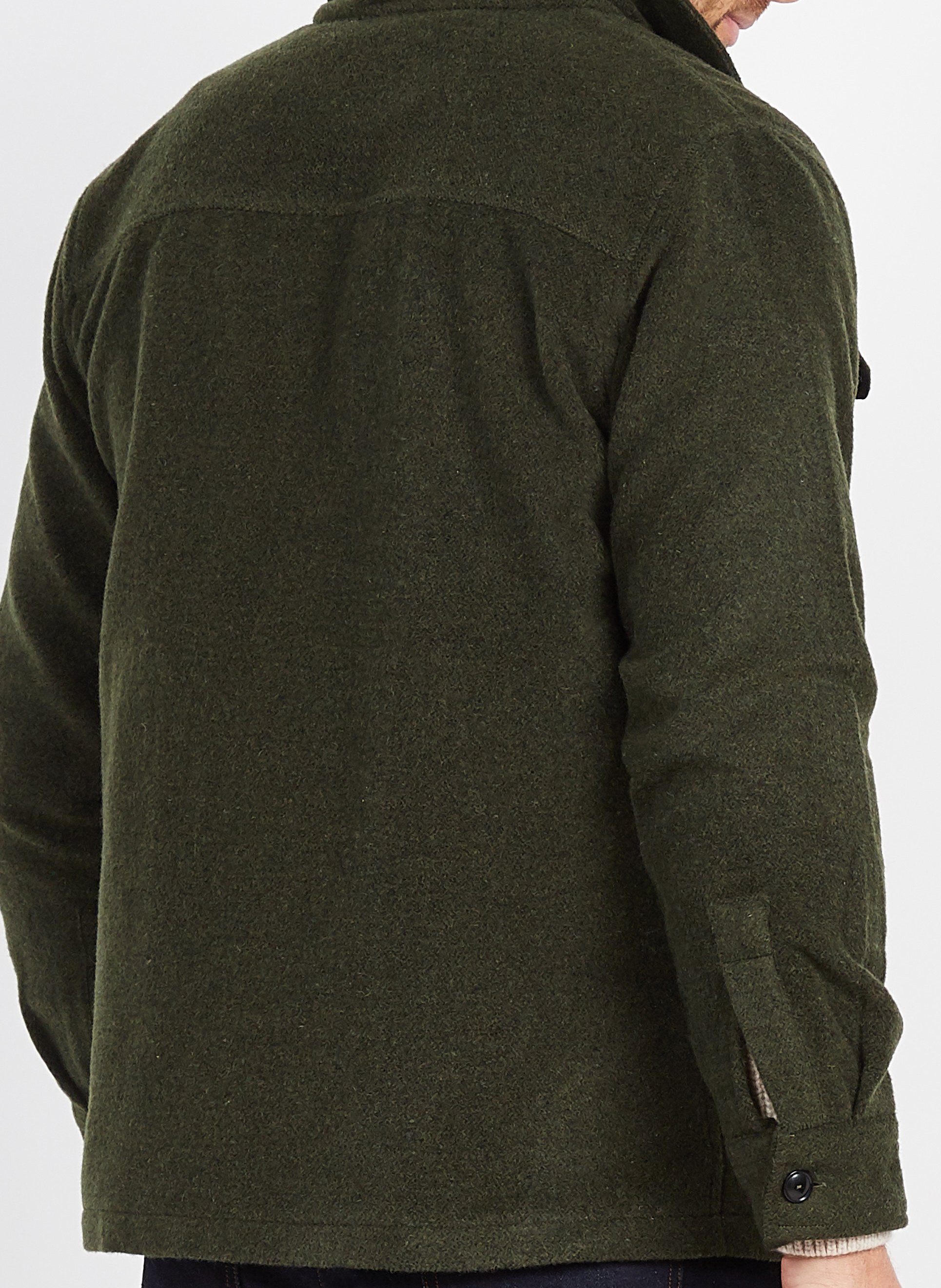 Surchemise col classique SCHOTT Vert