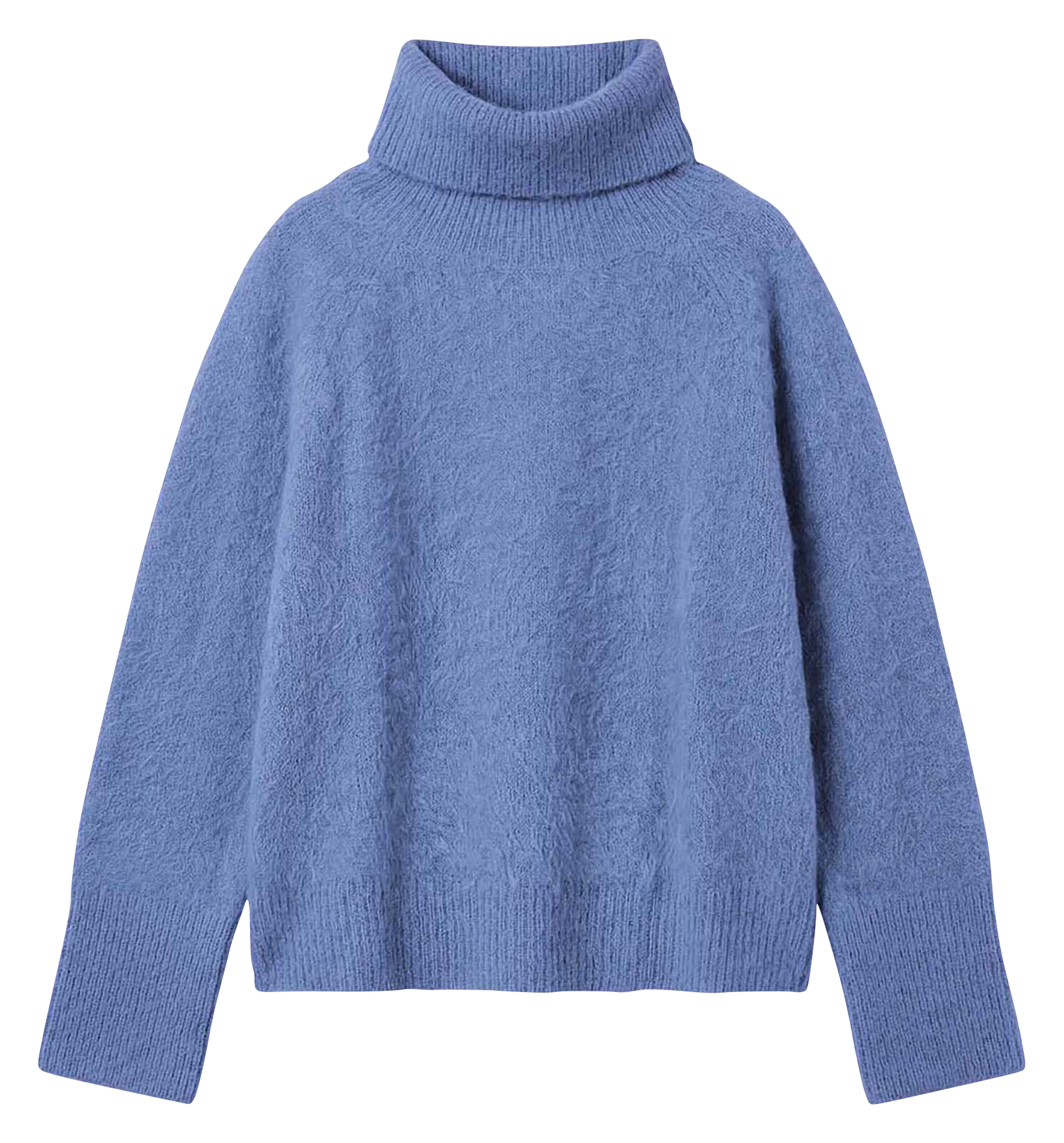 Straight turtleneck sweater in mixed alpaca wool. TARA JARMON