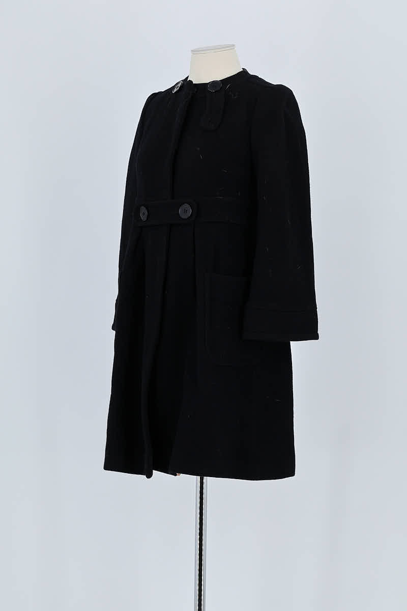 Coat TARA JARMON - Seconde Main Black