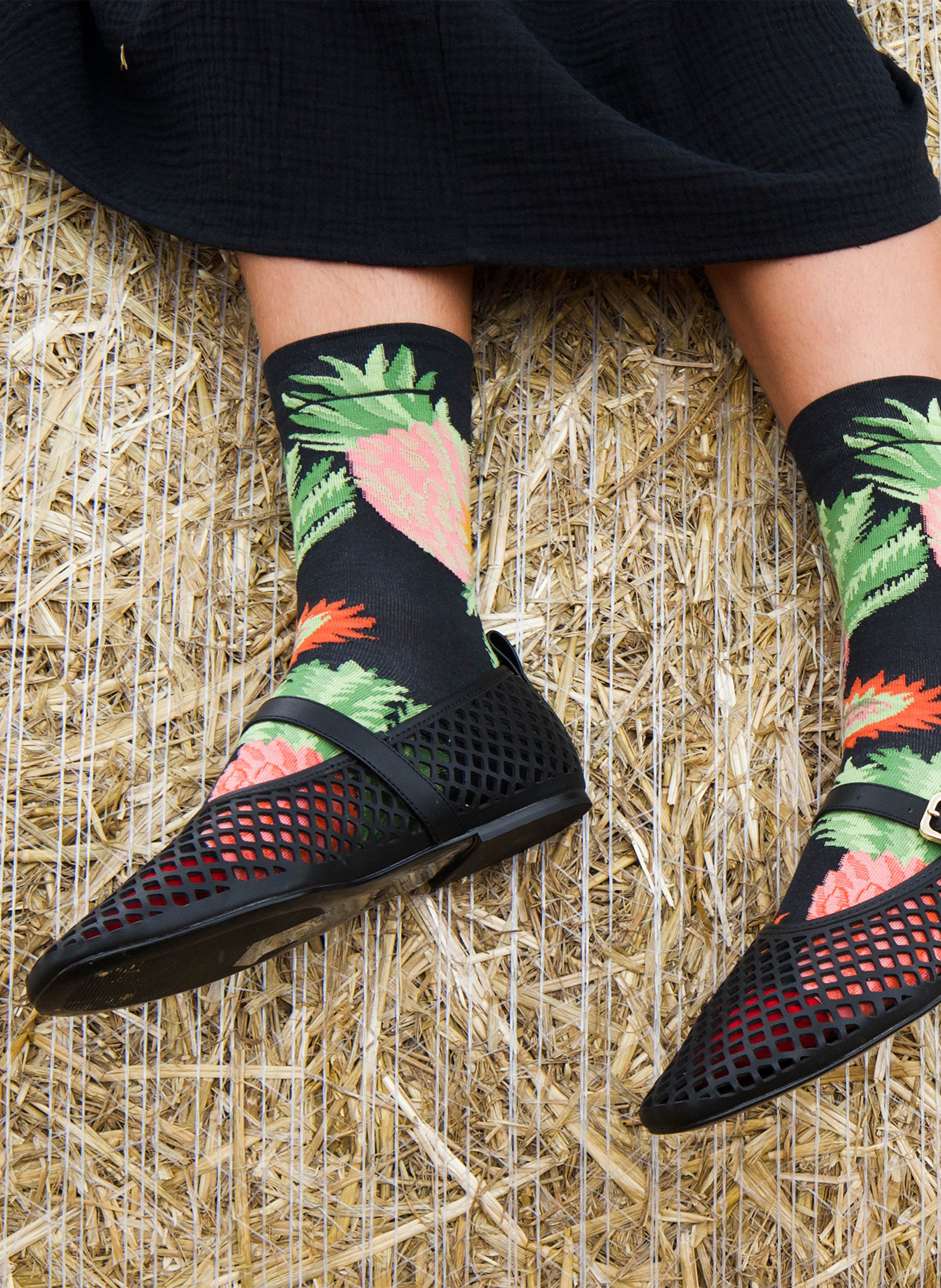 Jacquard sokken van katoenmix BONNE MAISON Veelkleurig