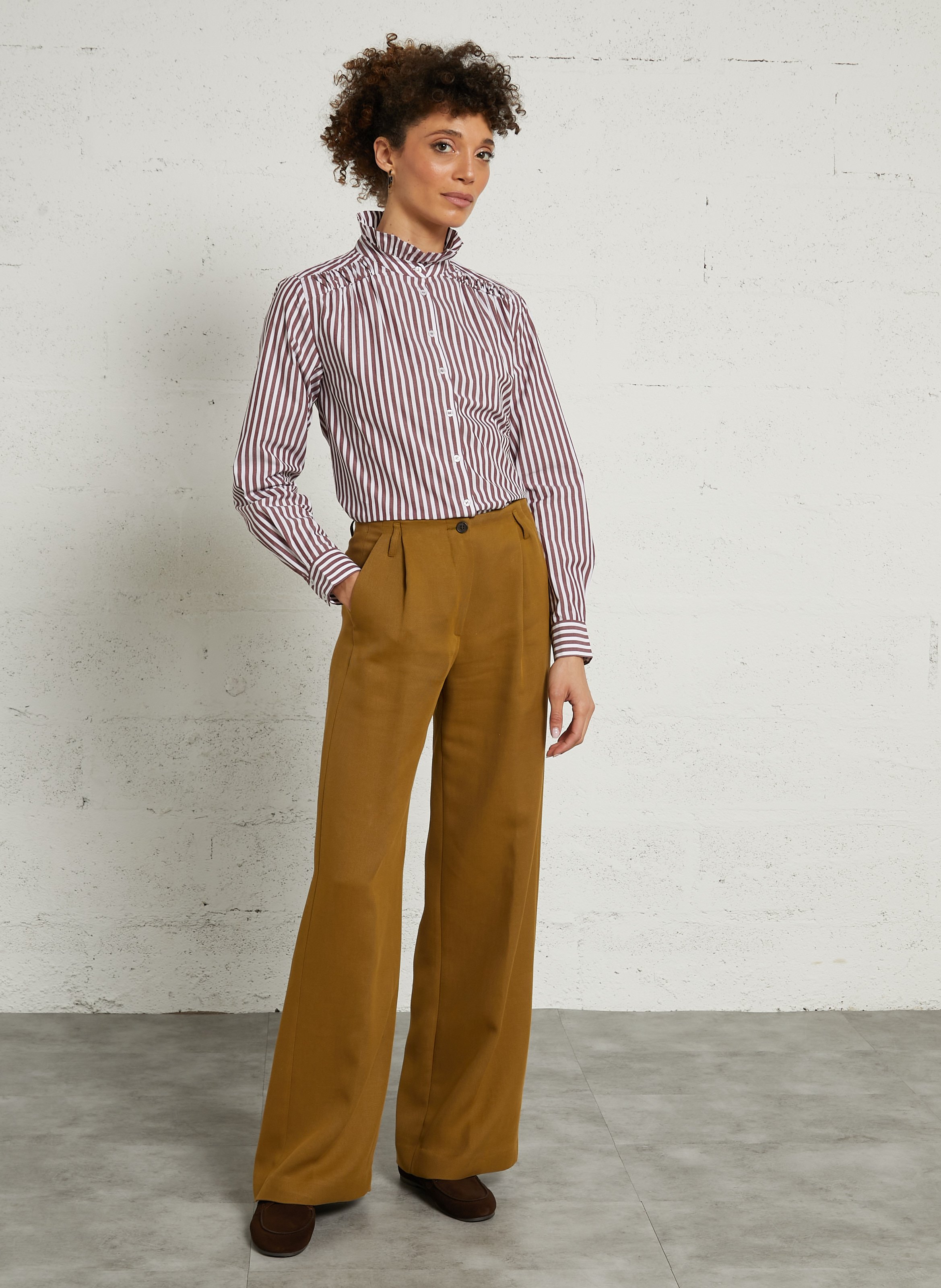 Arthus leather Derby shoes  MAISON TOUFET Brown