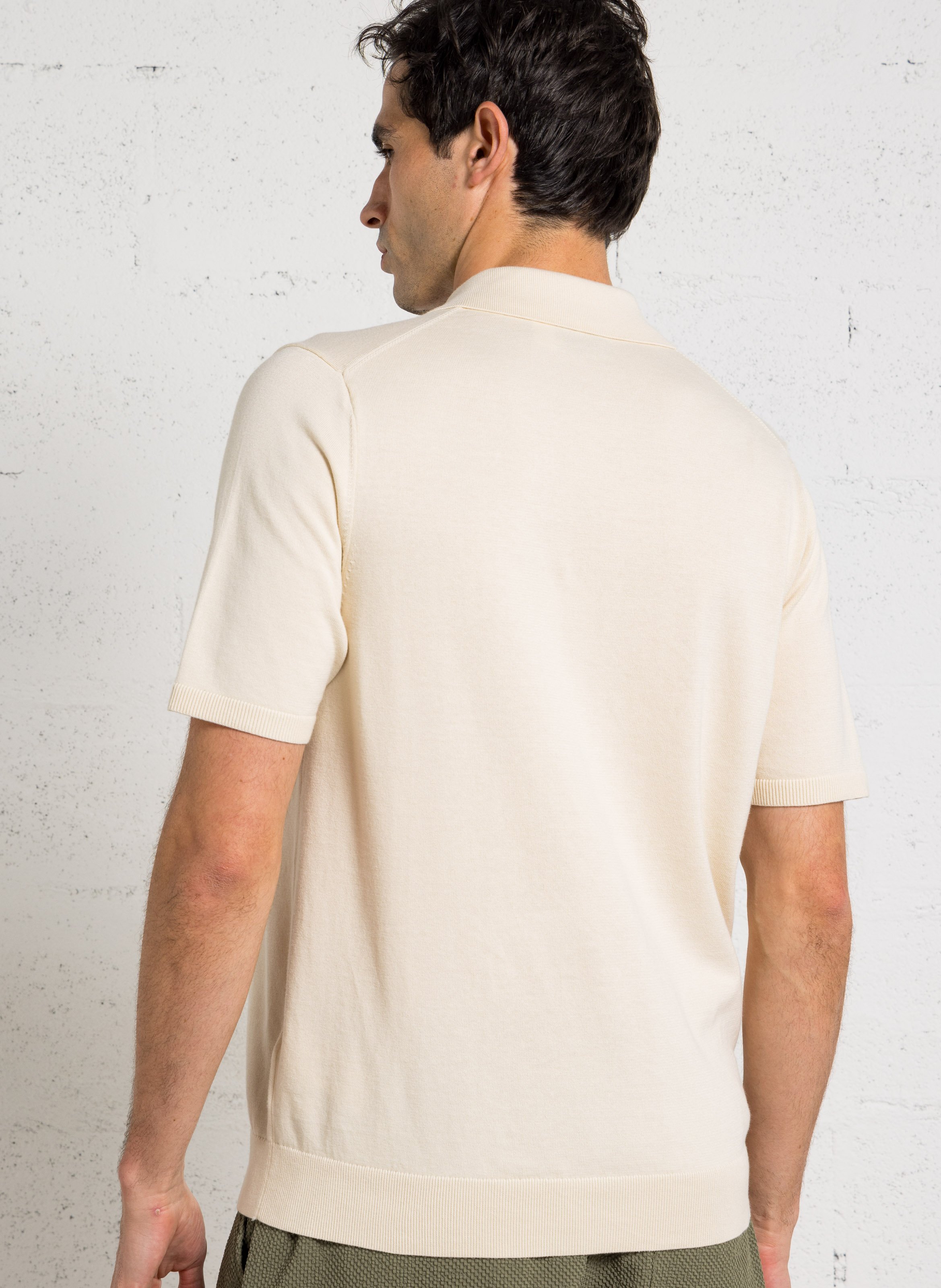 Straight organic cotton polo shirt PAUL SMITH Beige
