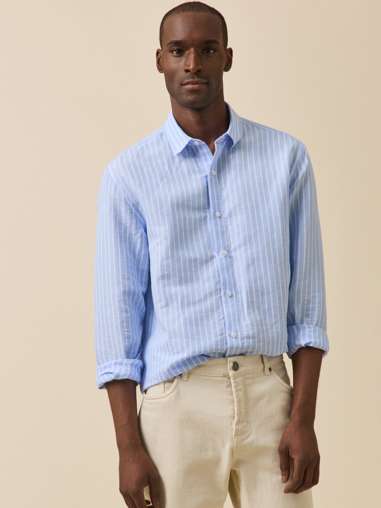Contemporary cut striped shirt CYRILLUS