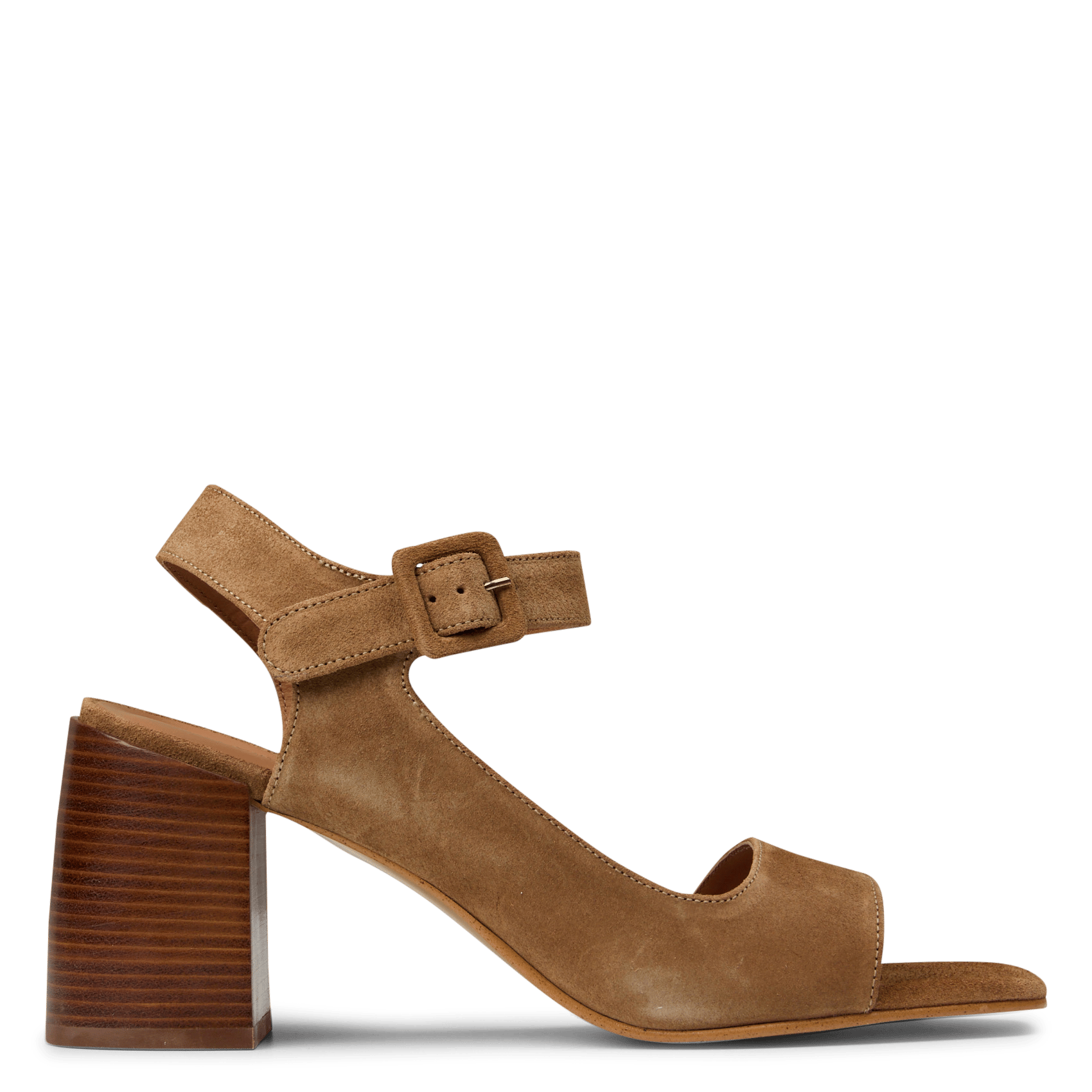 Alice heeled leather sandals MELLOW YELLOW Beige