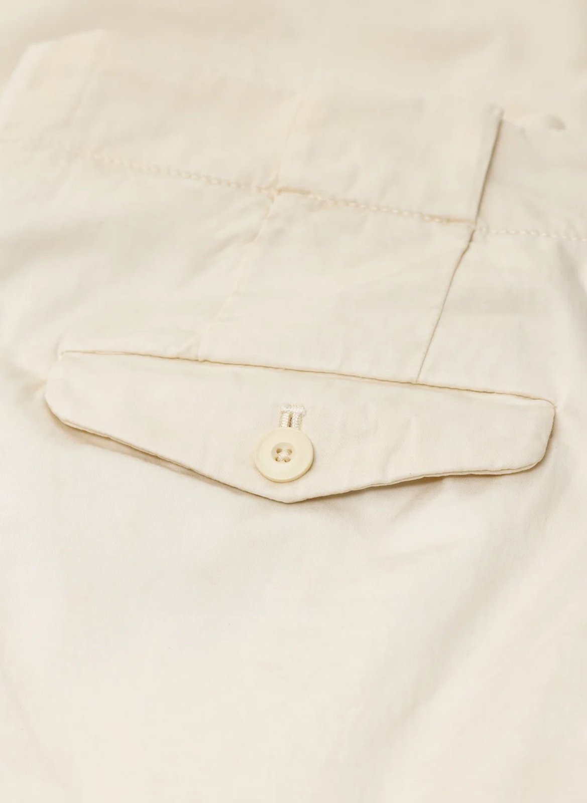 Panralon large en coton mélangé CLOSED Beige