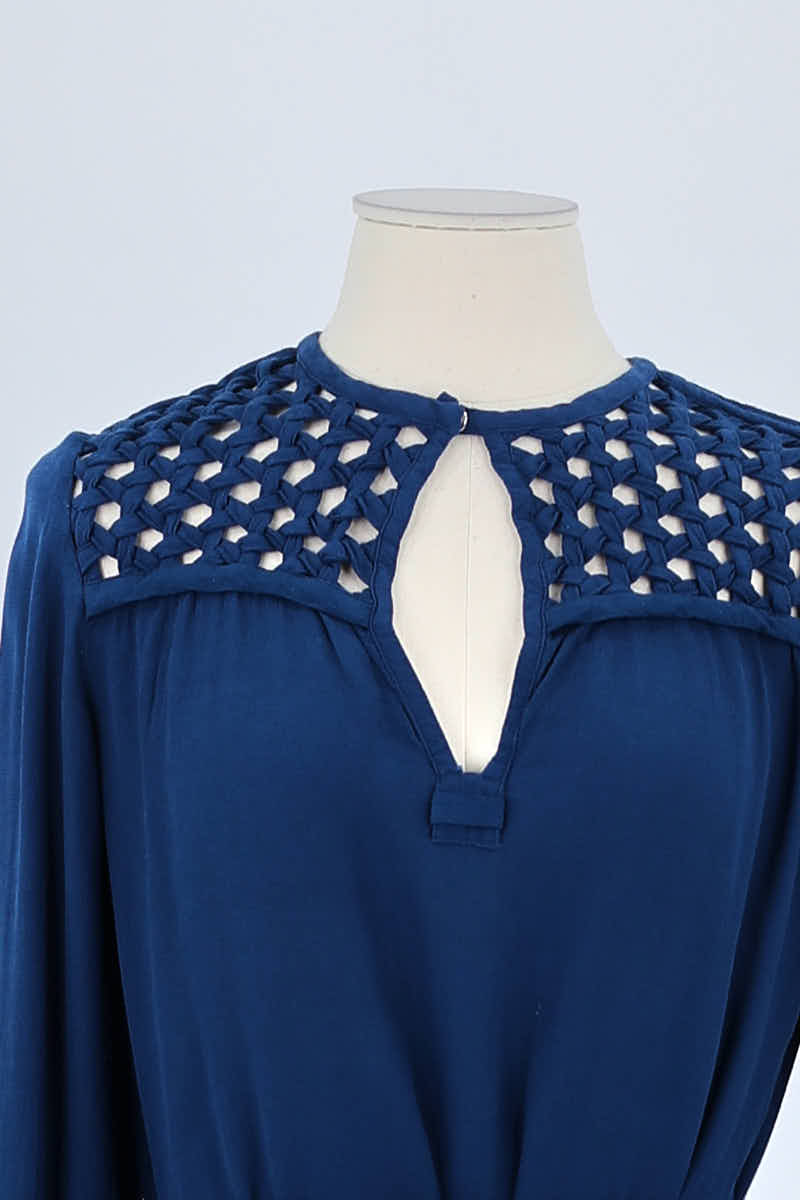 Dress DIANE VON FURSTENBERG - Seconde Main Blue