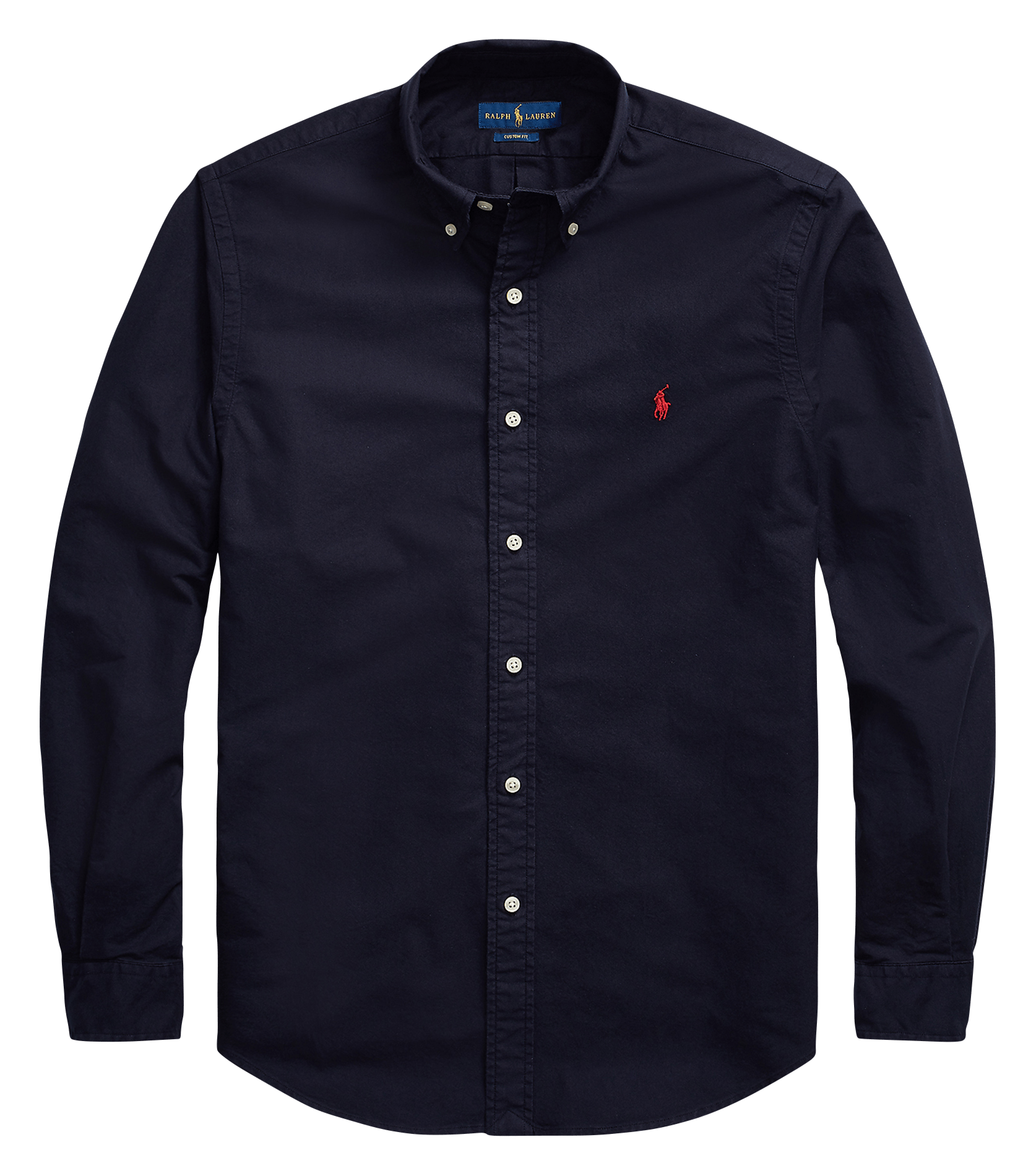 Chemise droite col classique en coton POLO RALPH LAUREN Bleu