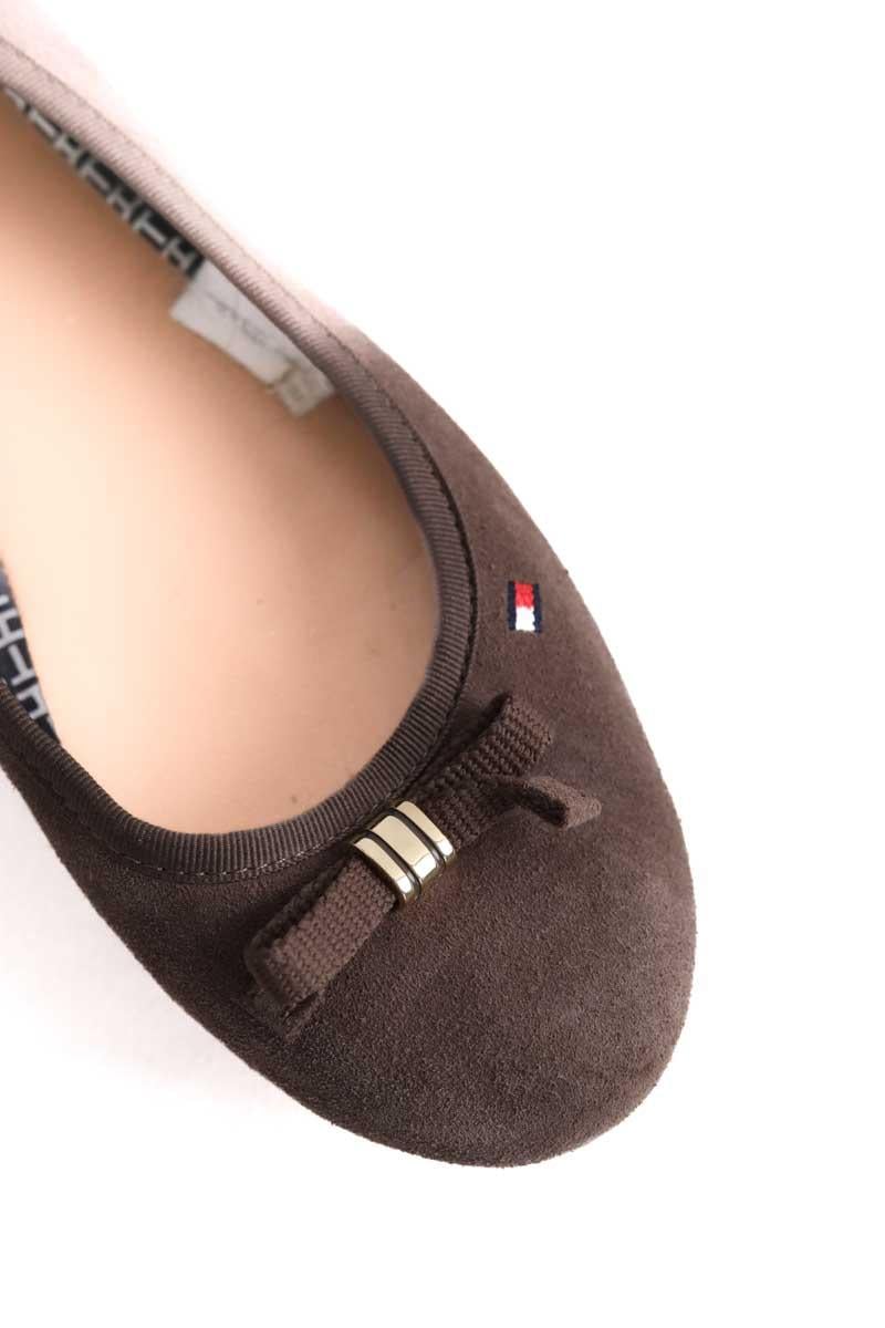 Ballet pumps TOMMY HILFIGER - SECONDE MAIN Brown