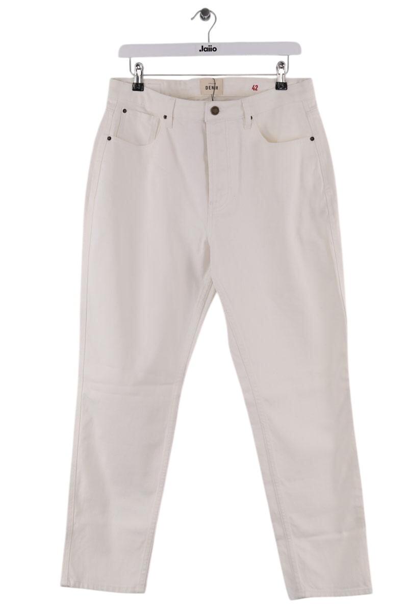 Straight cotton-blend pants SEZANE - Seconde main White