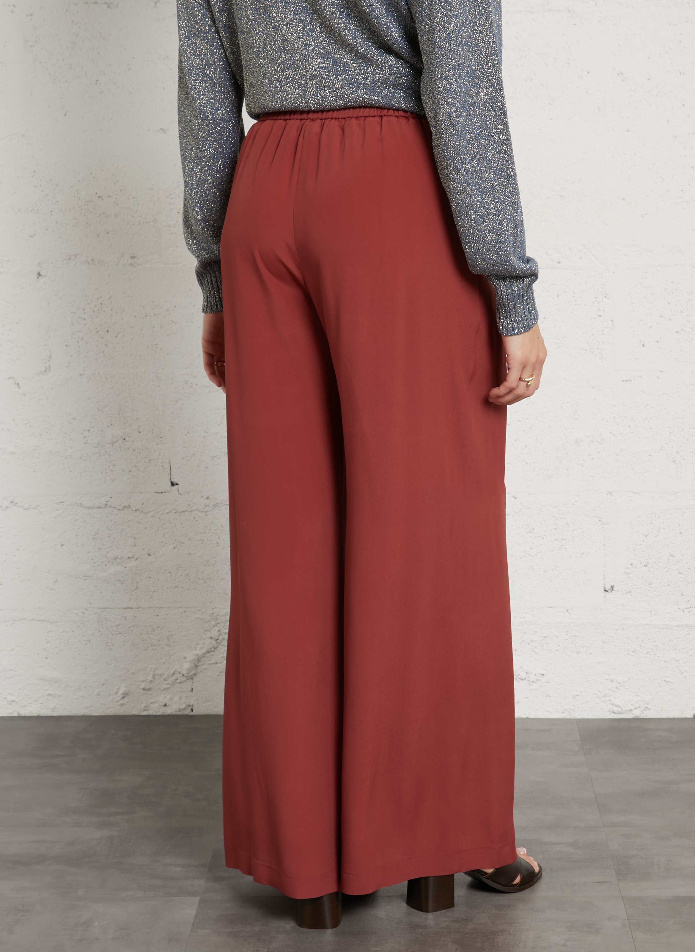Wide trousers MOMONI Brown
