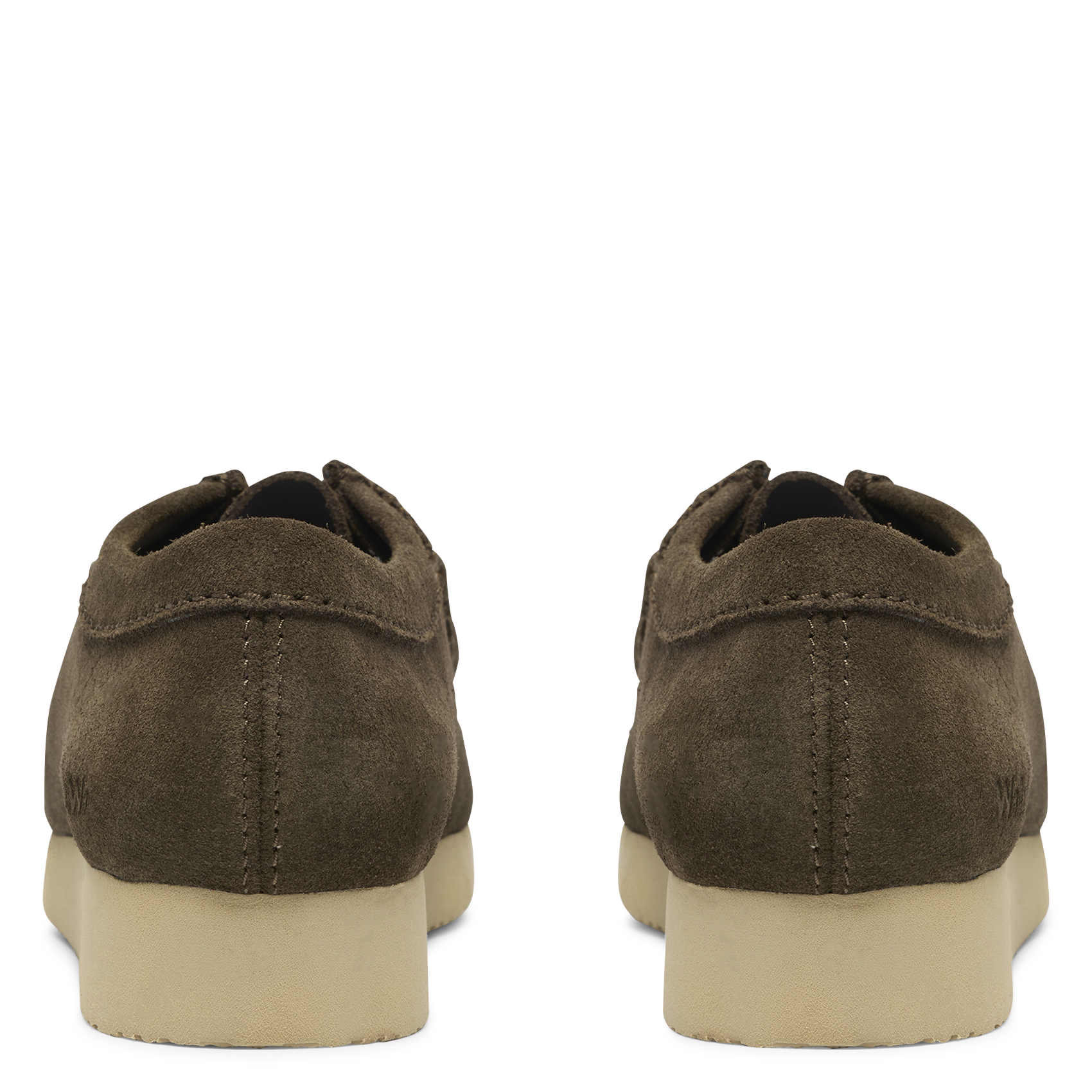 Square-toe suede leather ankle boots CLARKS Green