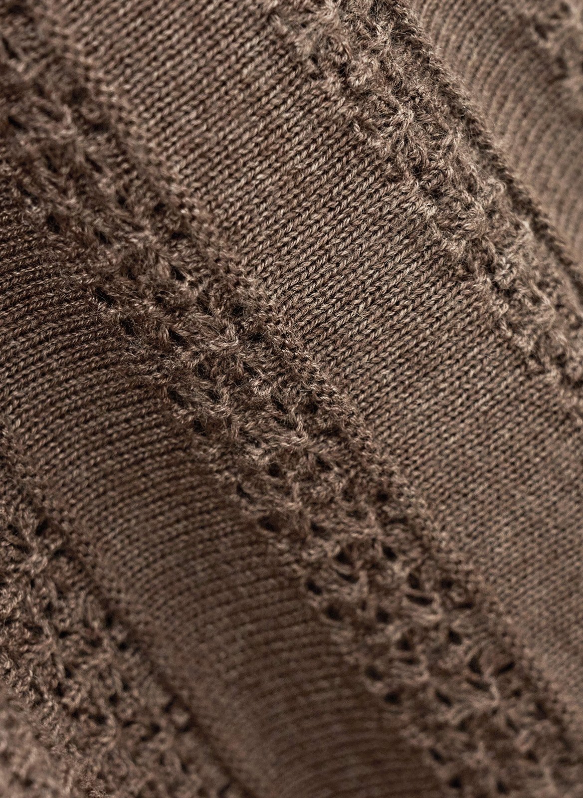 Jupe longue texturée en laine mélangée BA&SH Beige