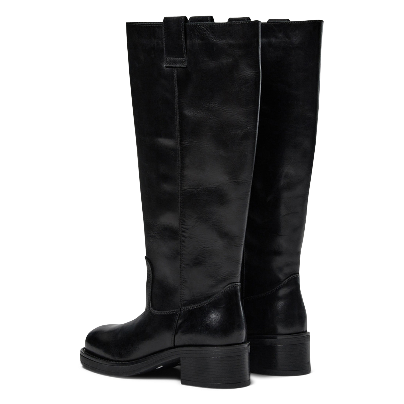 Bottes en cuir PAVEMENT Noir