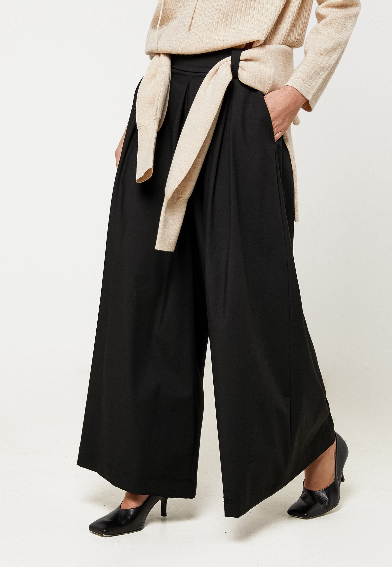 Wide-leg pants RODIER Black