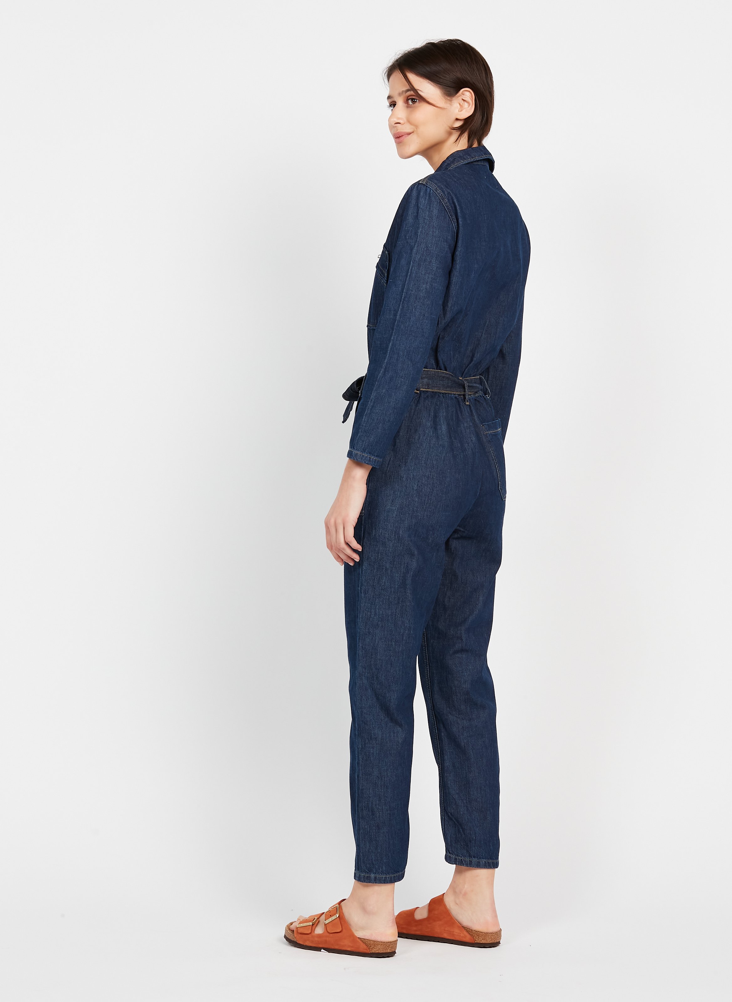 Jumpsuit Van Spijkerstof Brut Acquaverde Dames Place des Tendances
