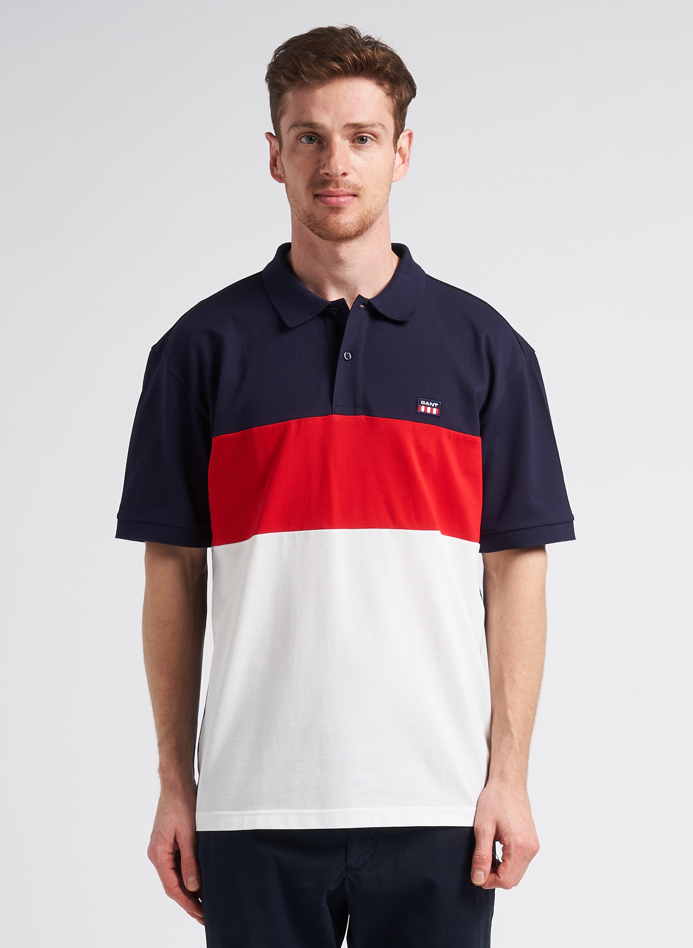 Polo regular-fit en coton piqué  GANT Bleu