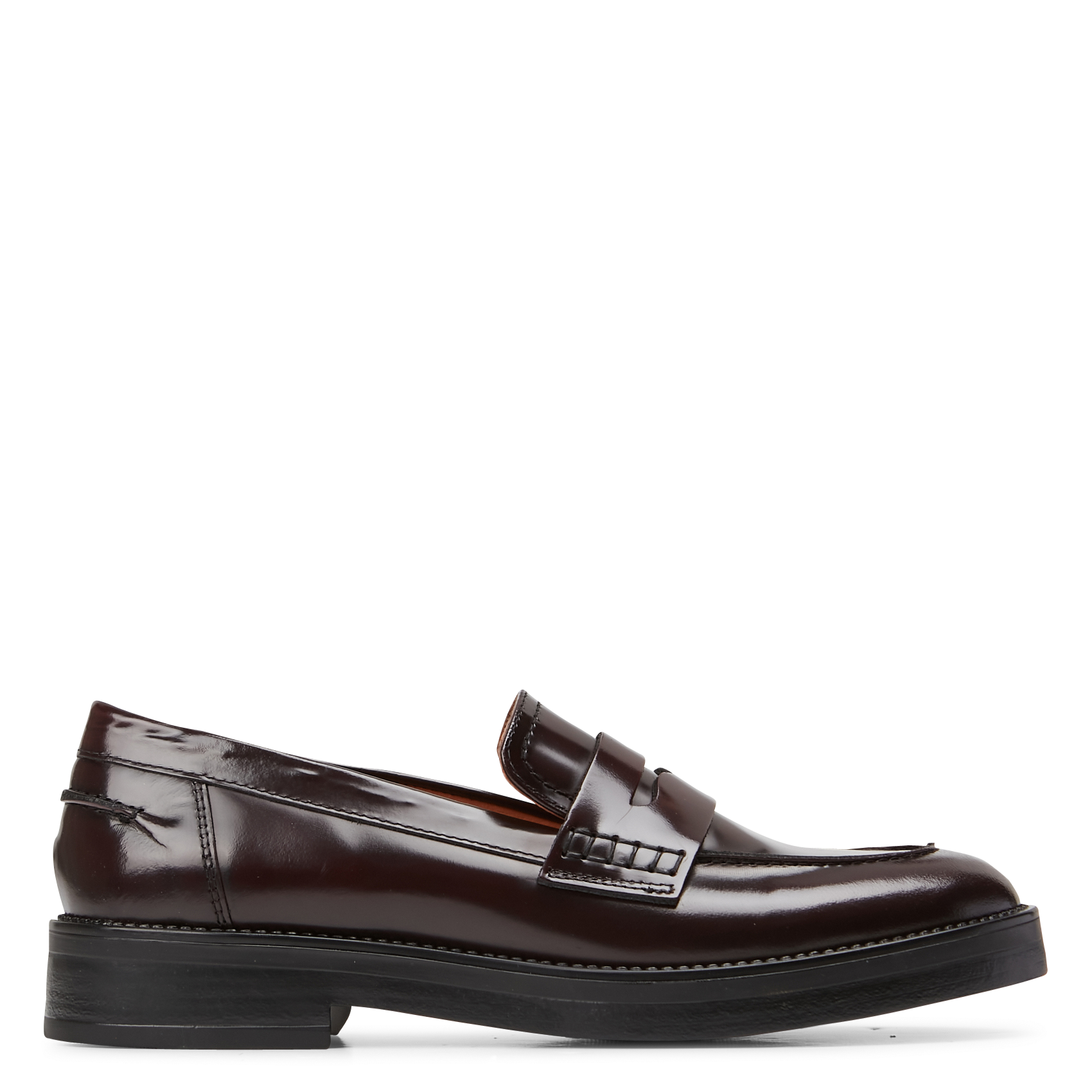 Leather loafers JONAK Red