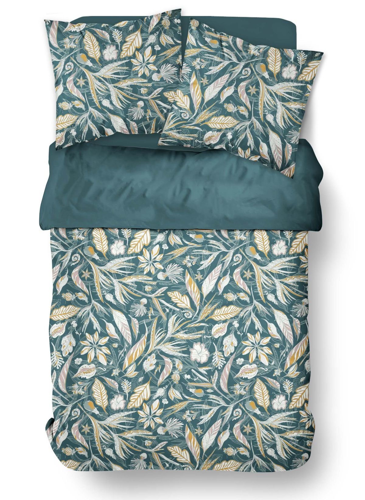 Cotton bedding set TODAY LINGE DE MAISON Blue
