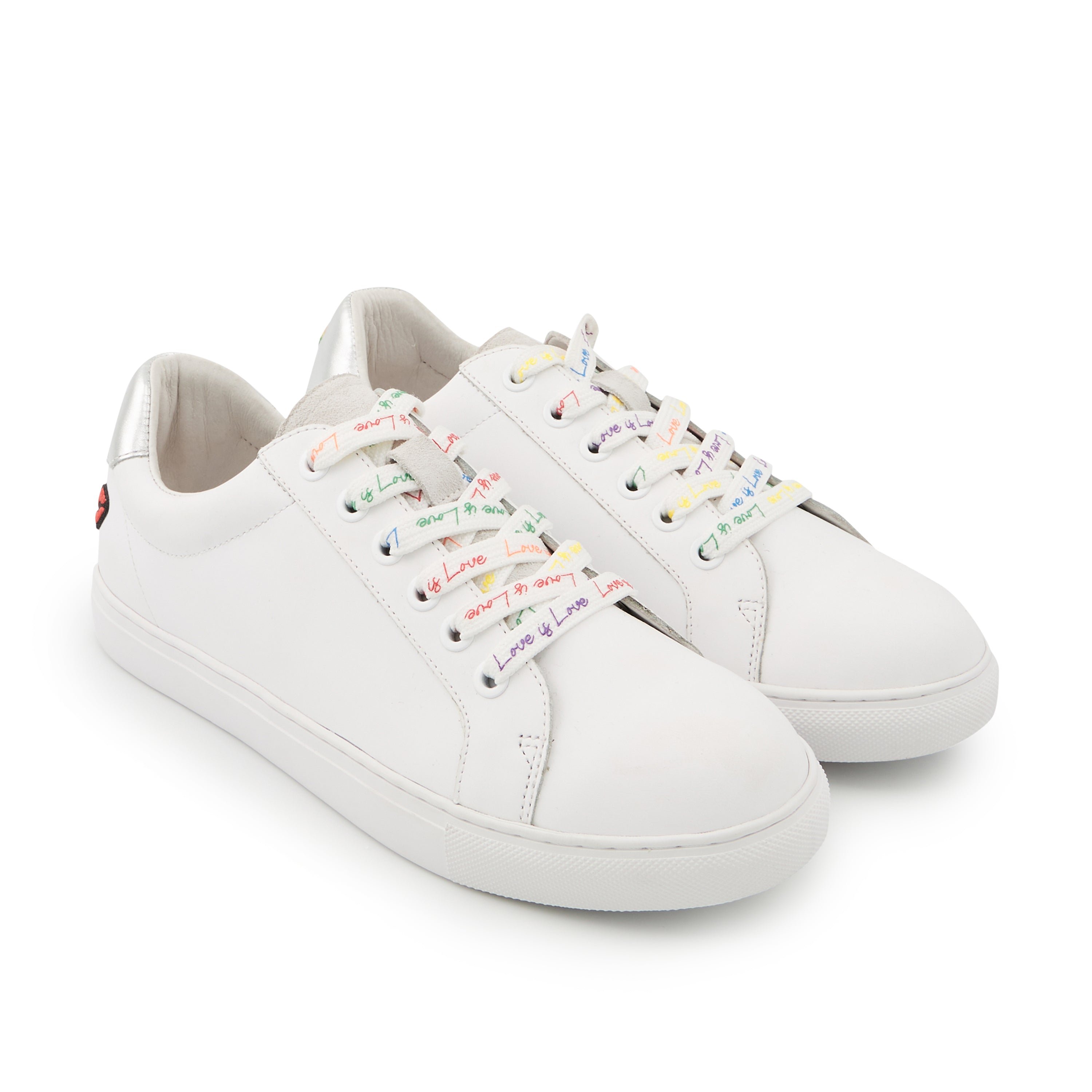 Leather sneakers BONS BAISERS PARIS White