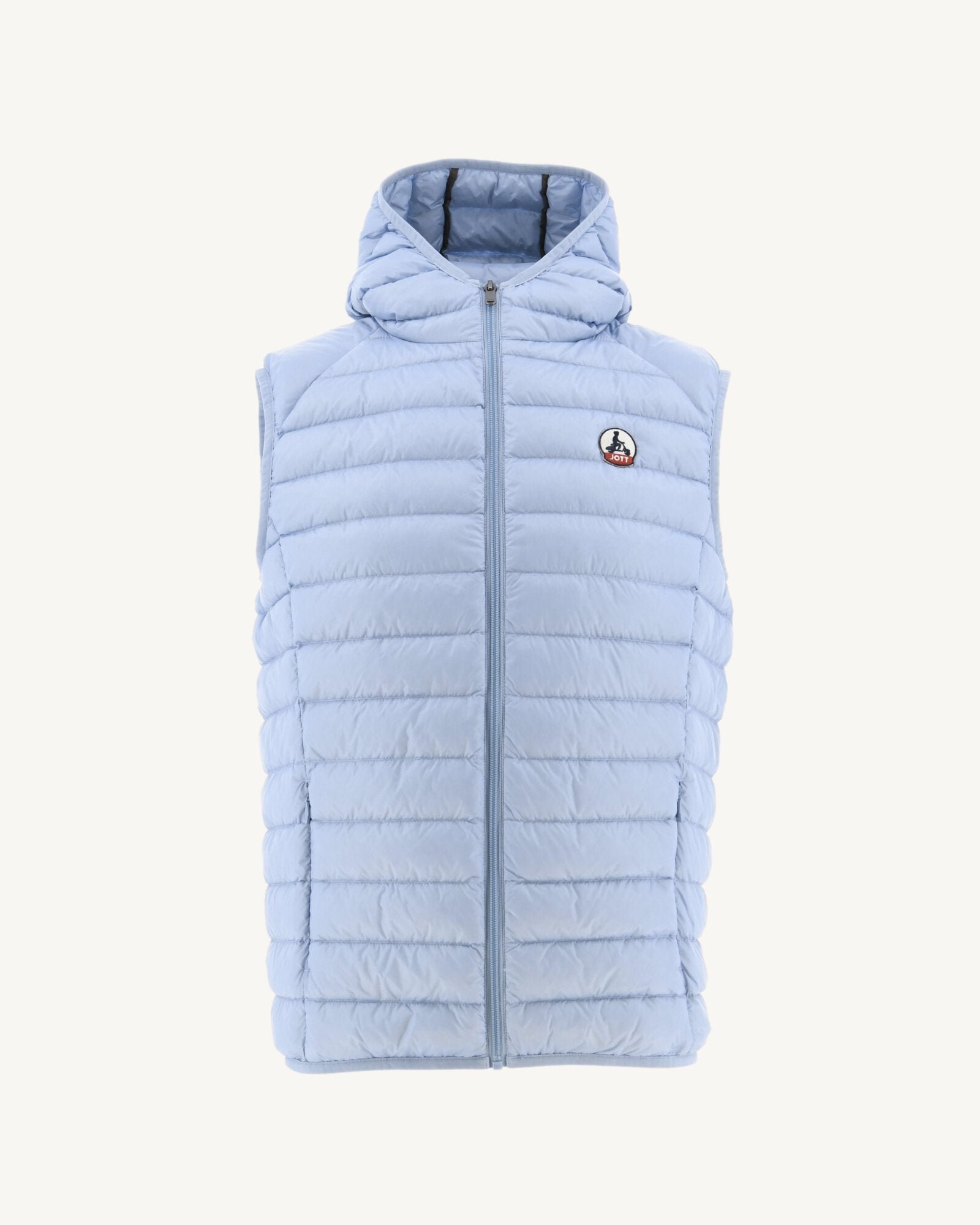 Sleeveless hooded puffer vest JOTT Blue