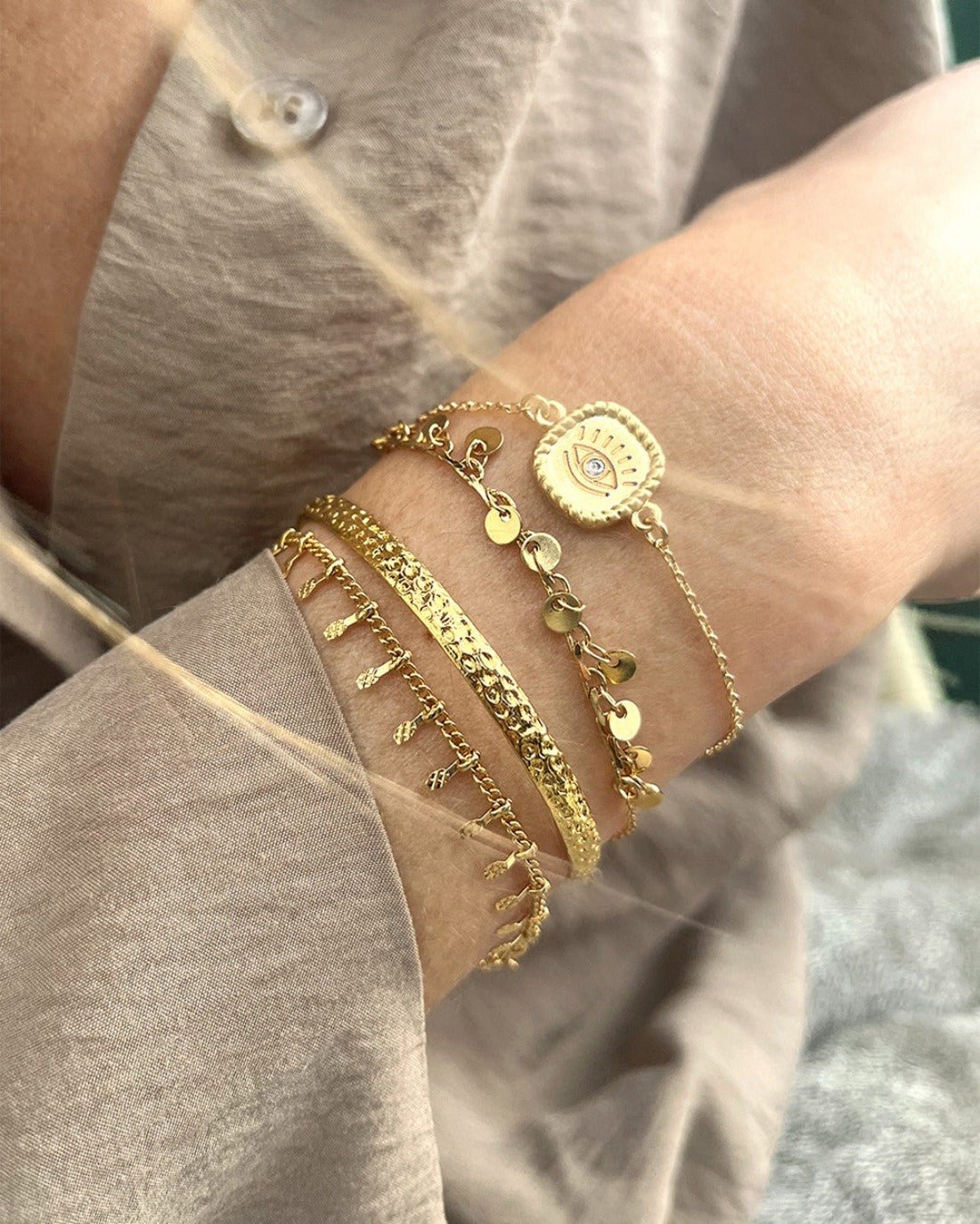 Star bracelet NILAI Orange