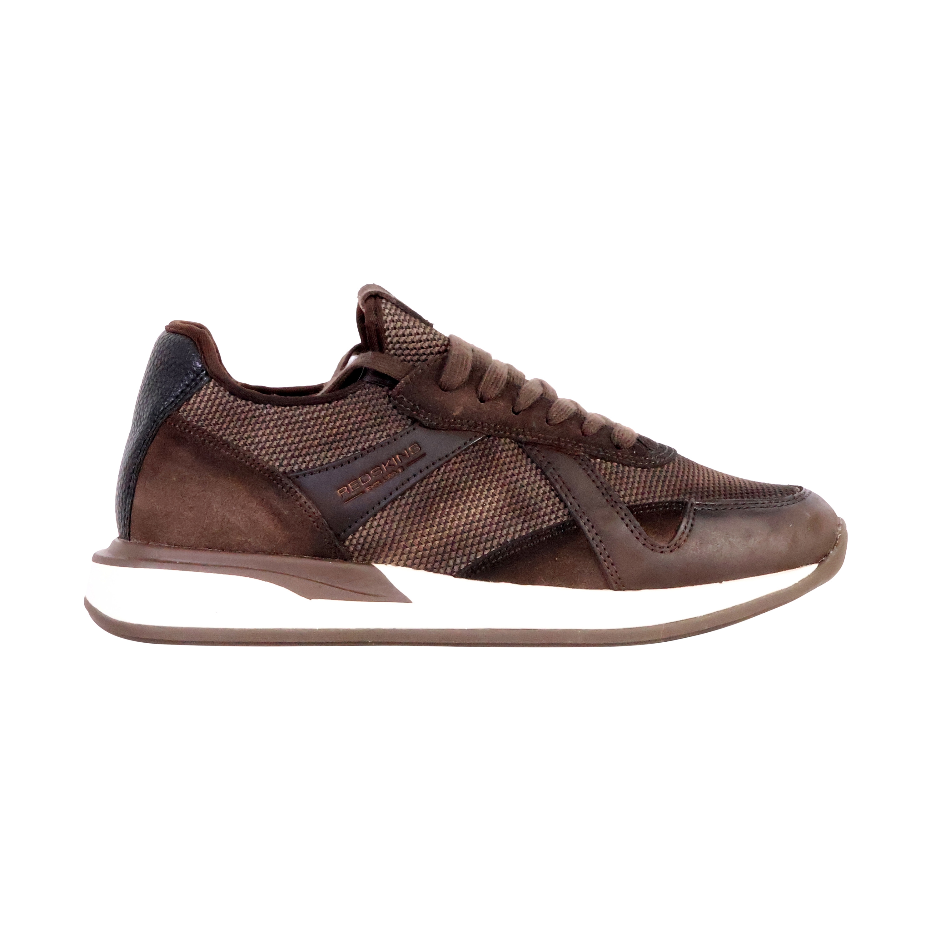 Pesaro low leather sneaker REDSKINS Brown
