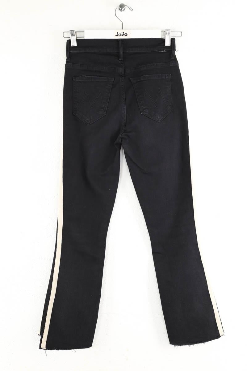 Cotton skinny jeans MOTHER - Seconde Main Black