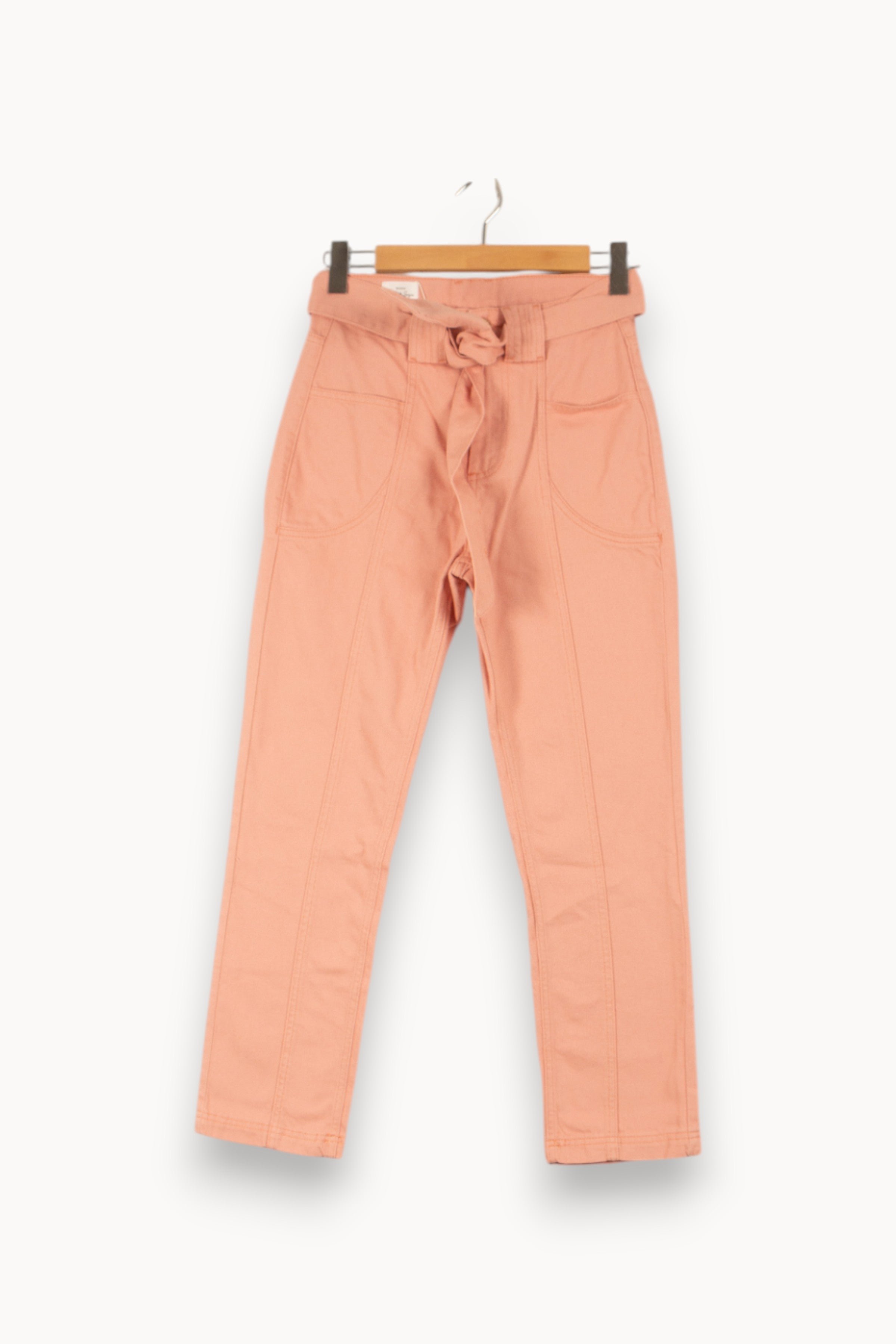 Cropped slim jeans with studs MAISON STELLA & SUZIE - Seconde main Pink
