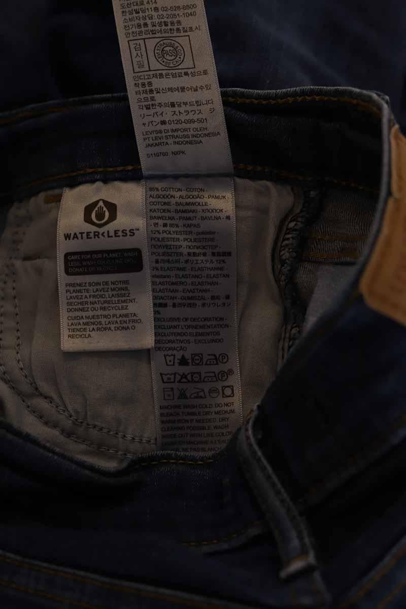 Cotton skinny jeans LEVI'S - Seconde main White