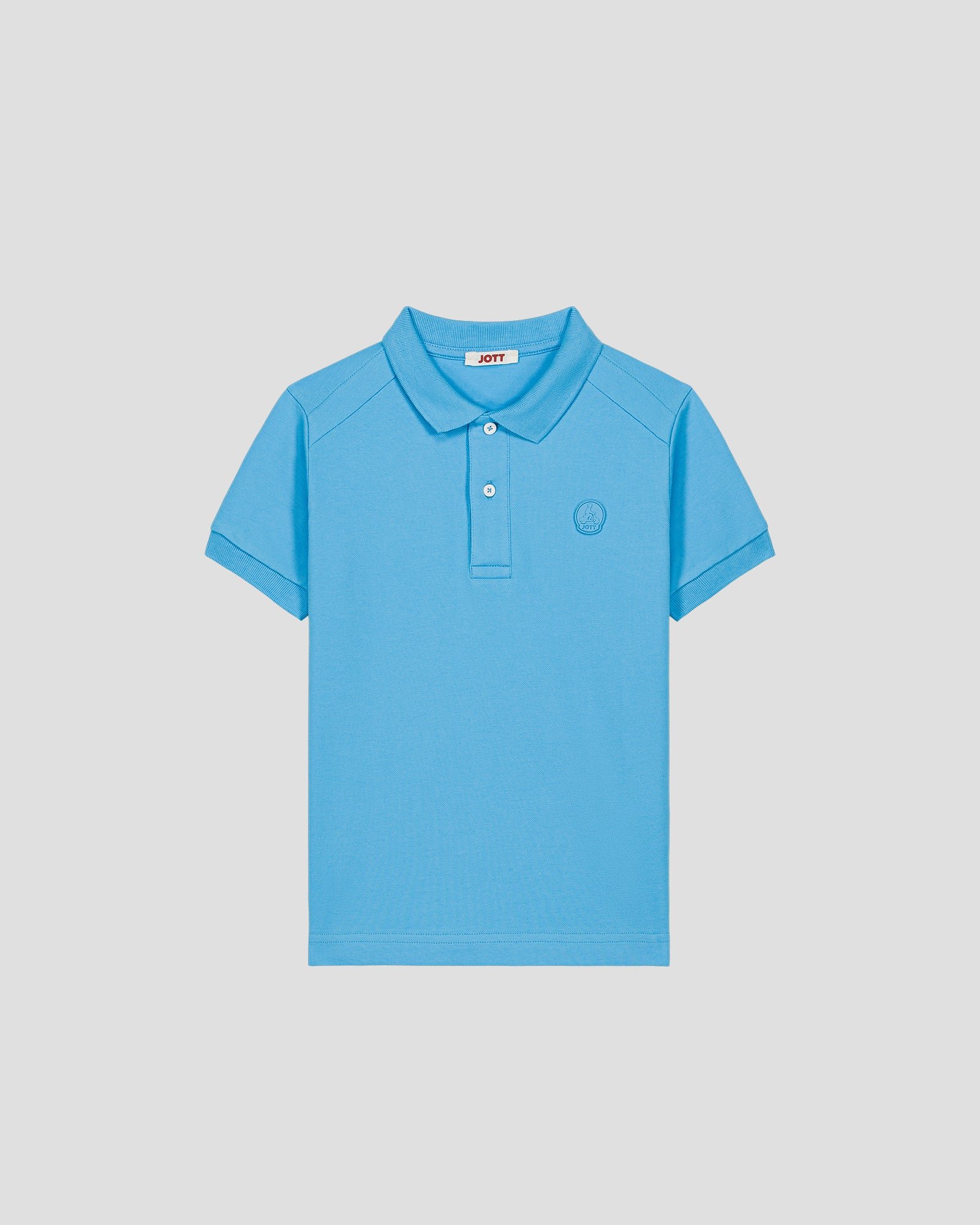 Cotton Polo Shirt JOTT Blue