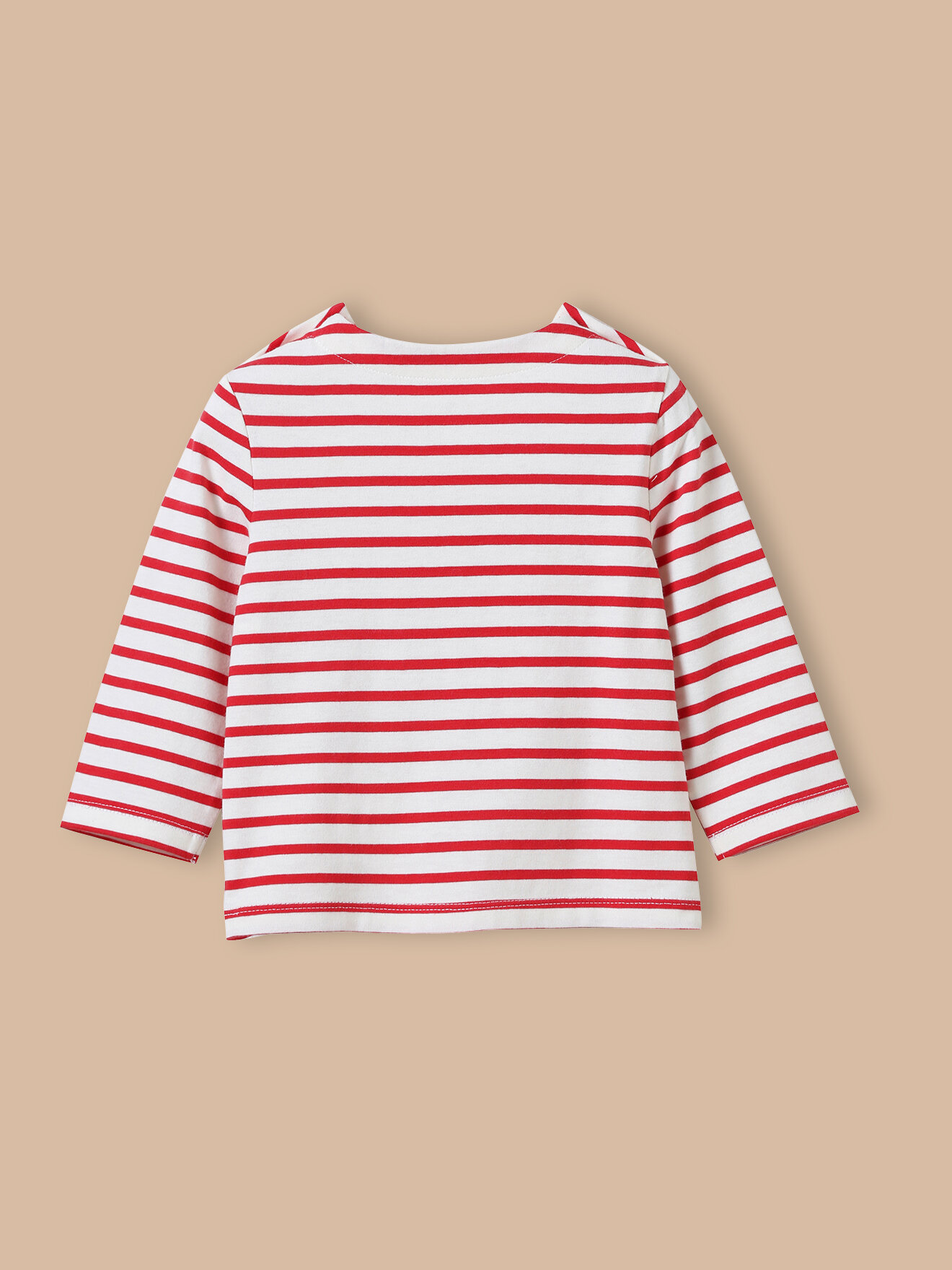 Organic cotton sailor shirt CYRILLUS White