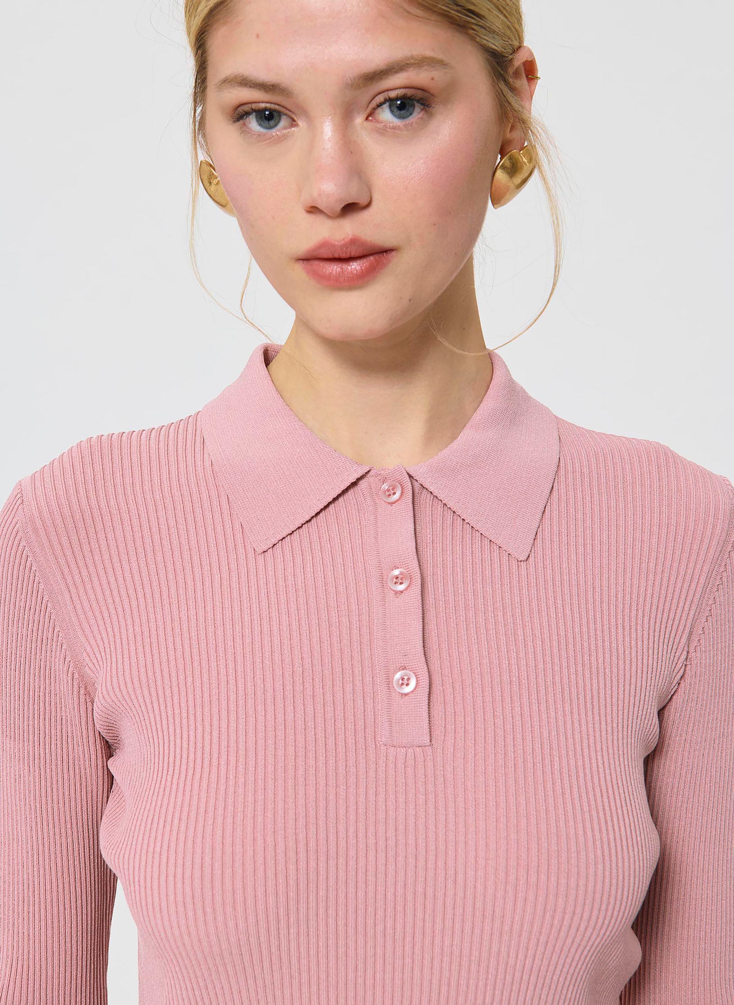 Pull col classique  TARA JARMON Beige