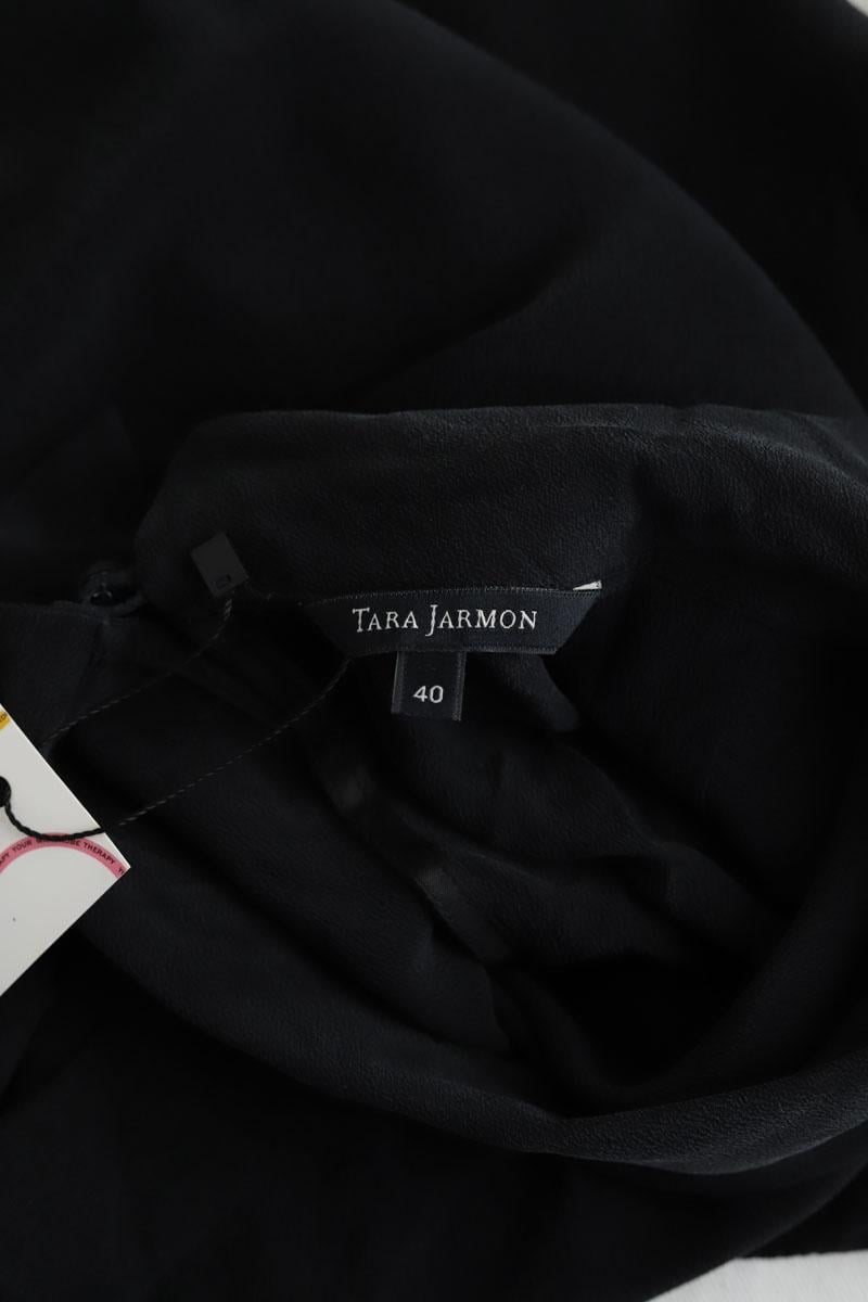 Silk blouse TARA JARMON - Seconde Main Black
