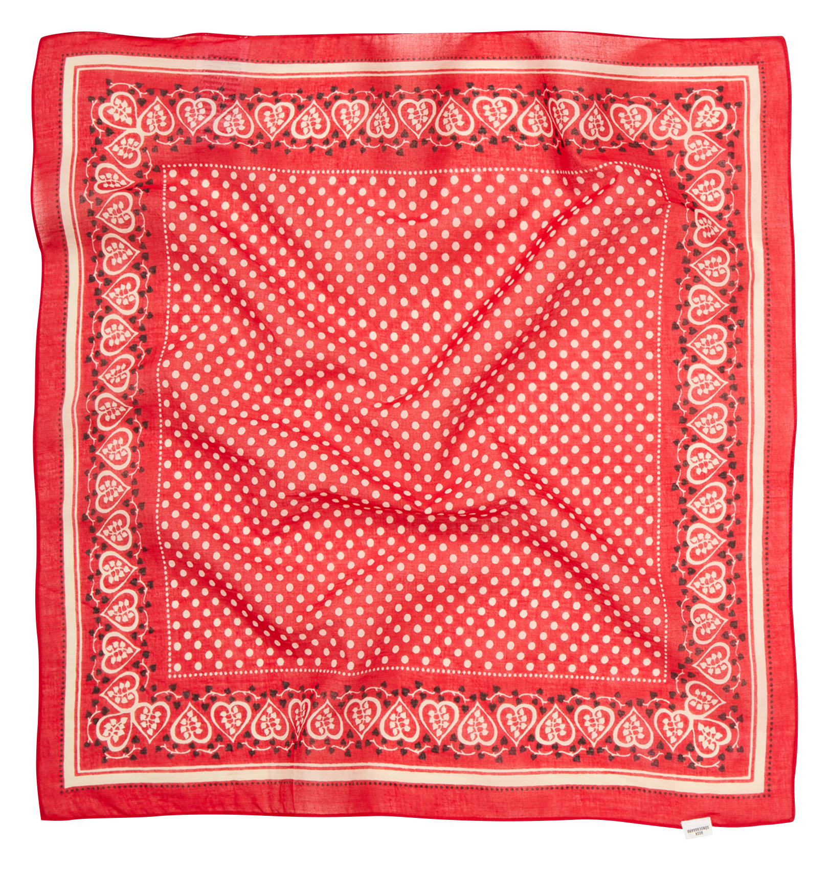 Bedrucktes Baumwolltuch BECKSONDERGAARD Rot