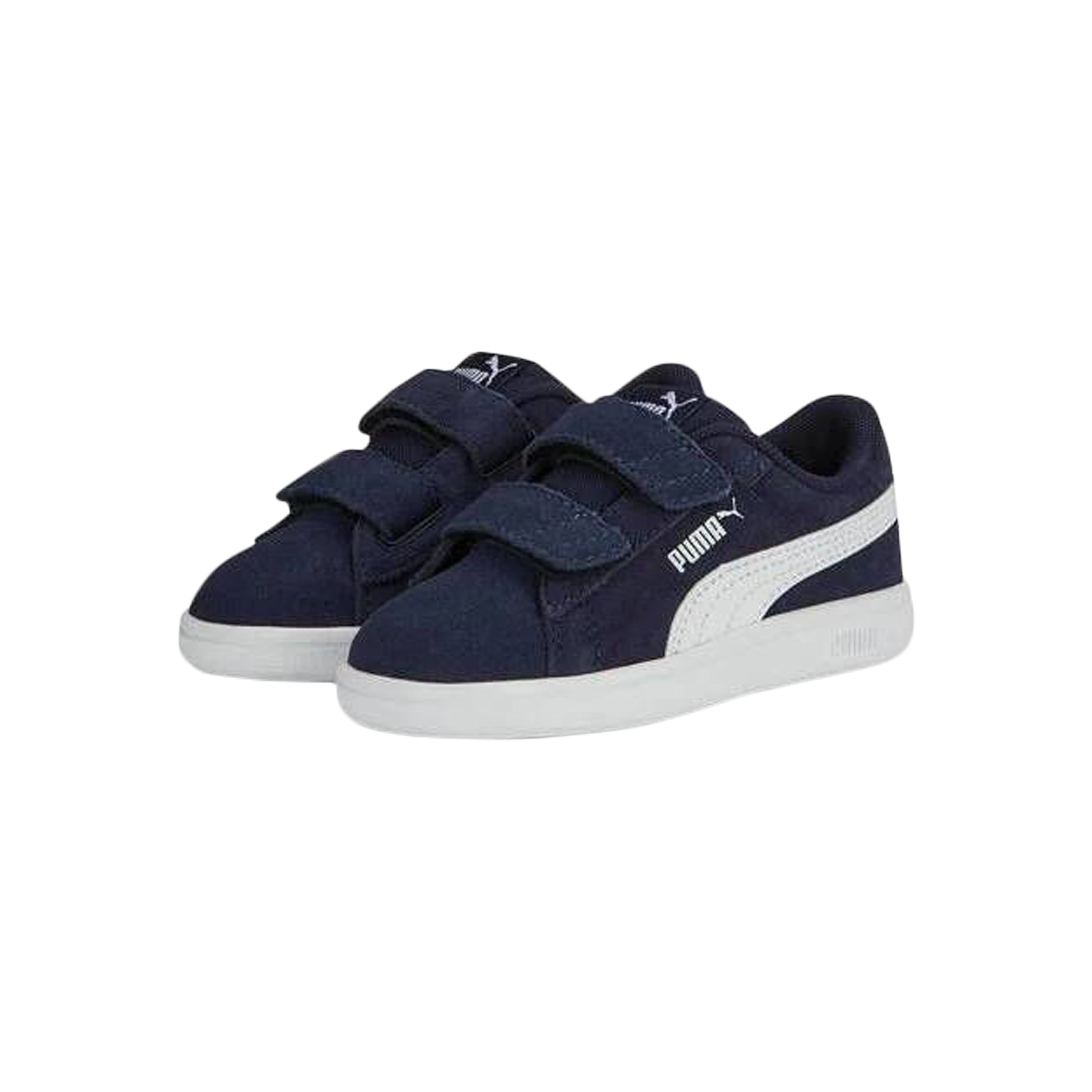 Low top sneakers with Velcro straps for children smash3.0 sd v inf PUMA Blue