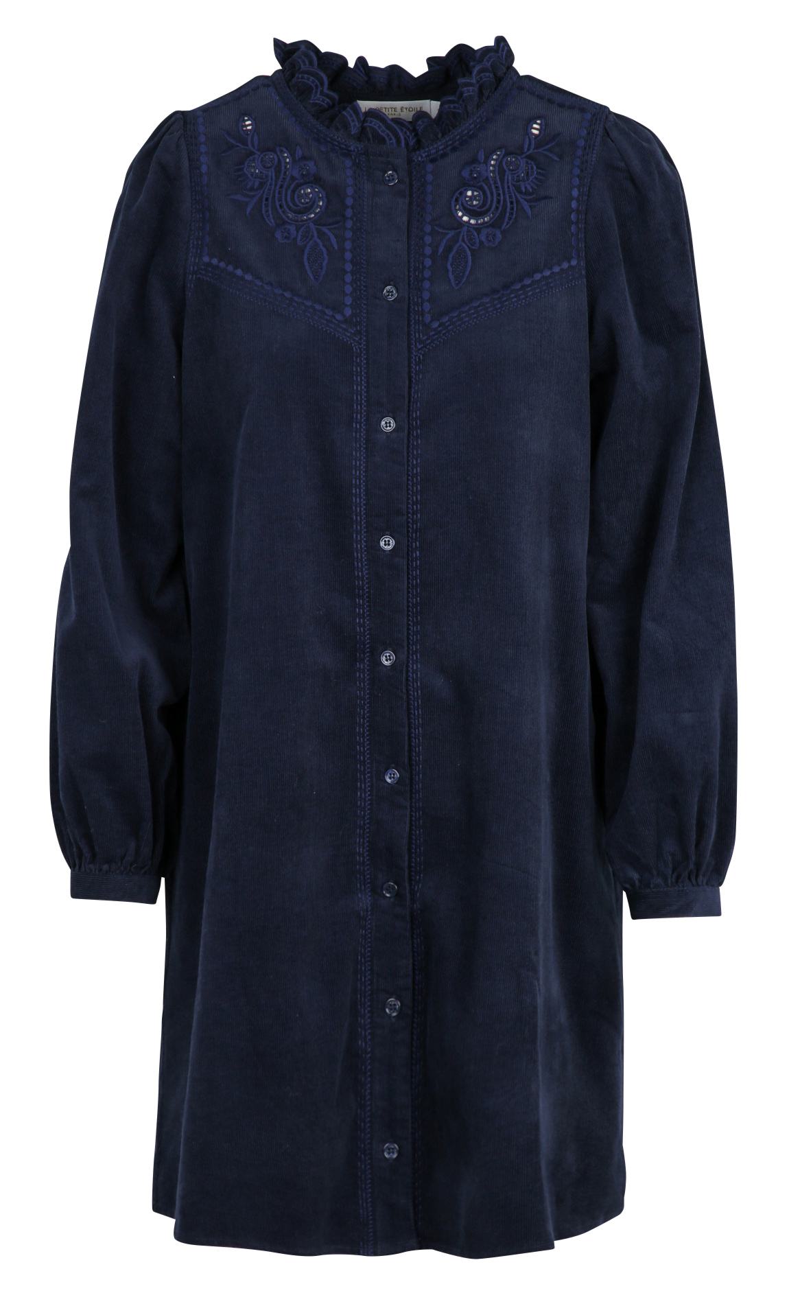 Halflange jurk met print LA PETITE ETOILE Blauw