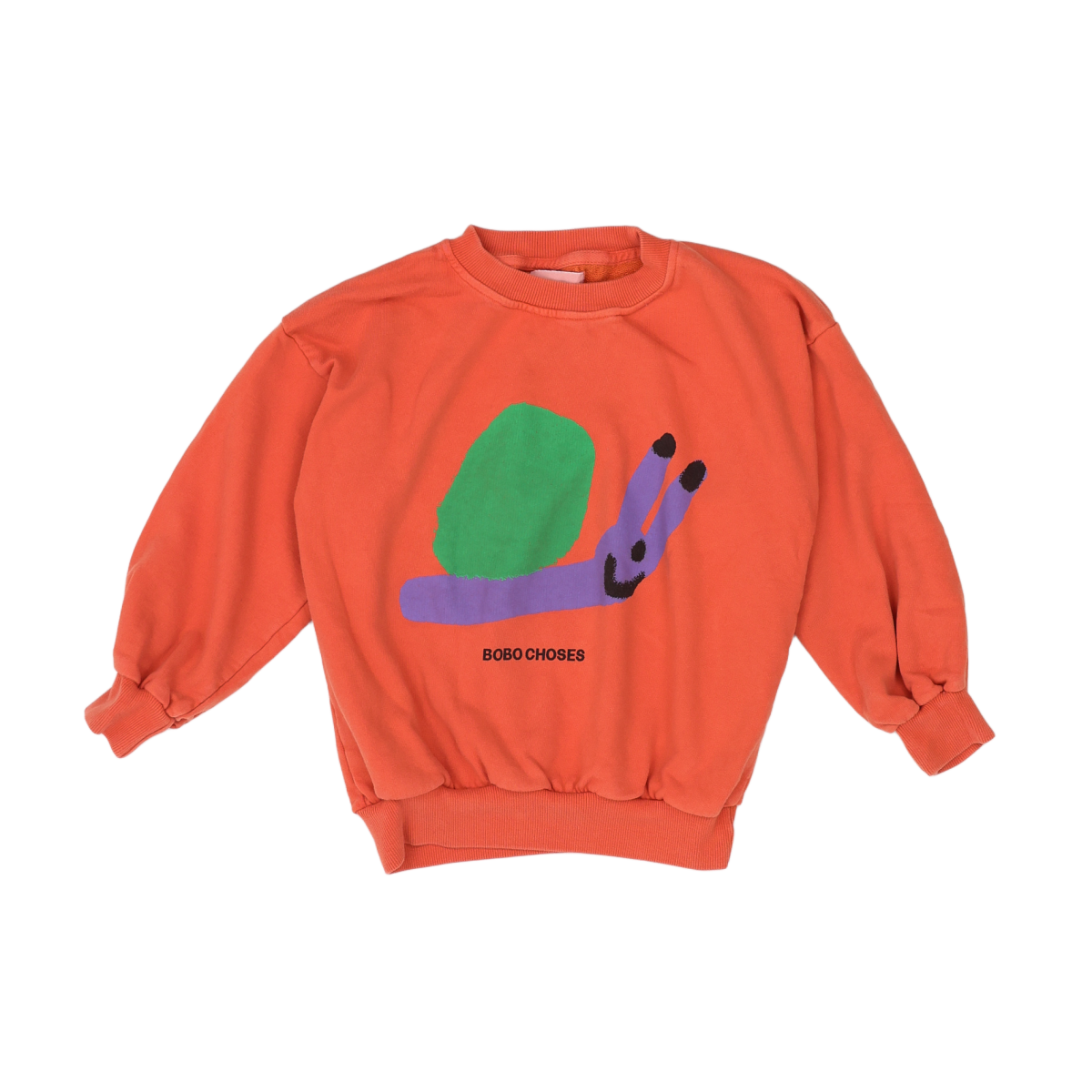 Child's orange sweatshirt - 6 years BOBO CHOSES - Seconde Main Orange