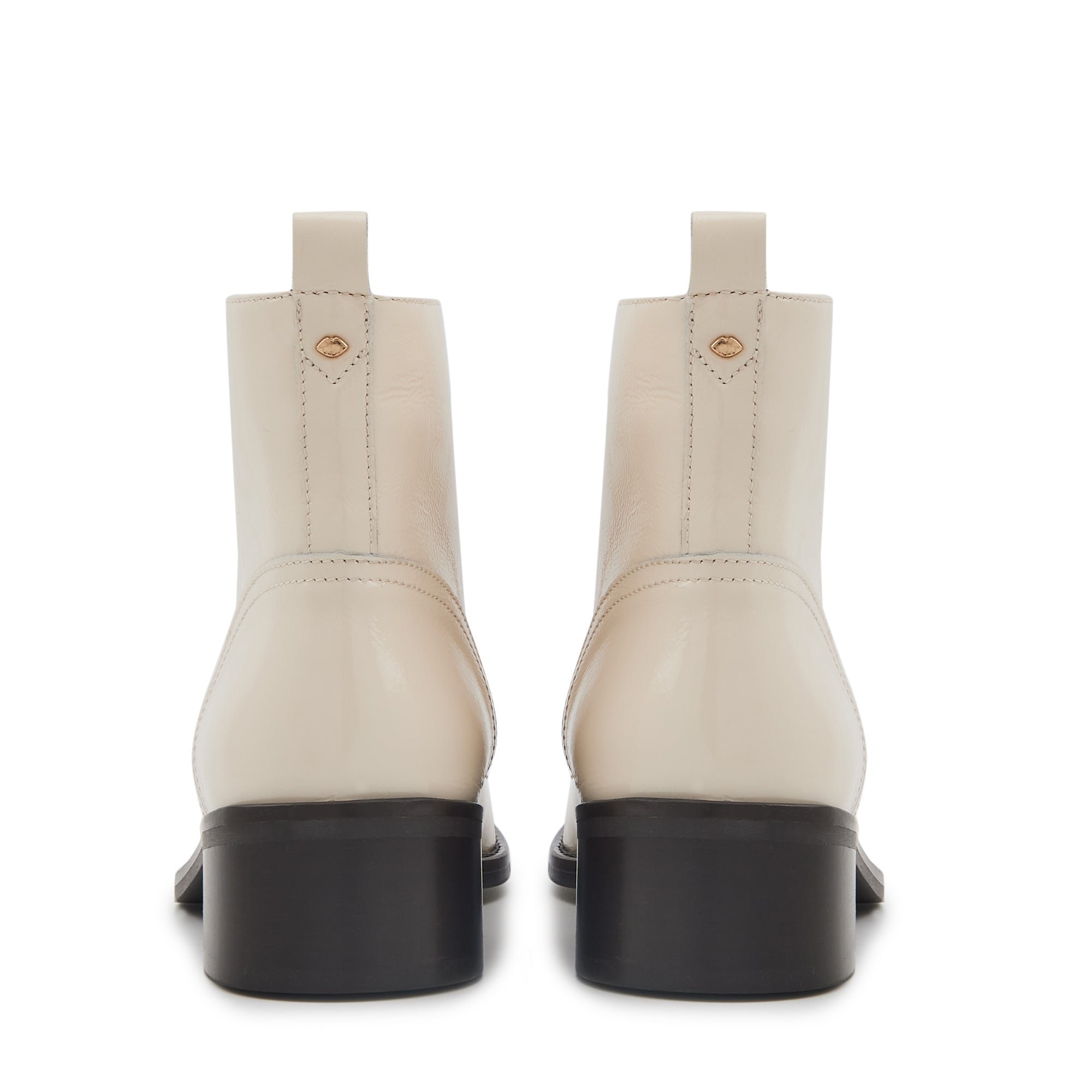 Paulette shiny leather BONS BAISERS PARIS Beige