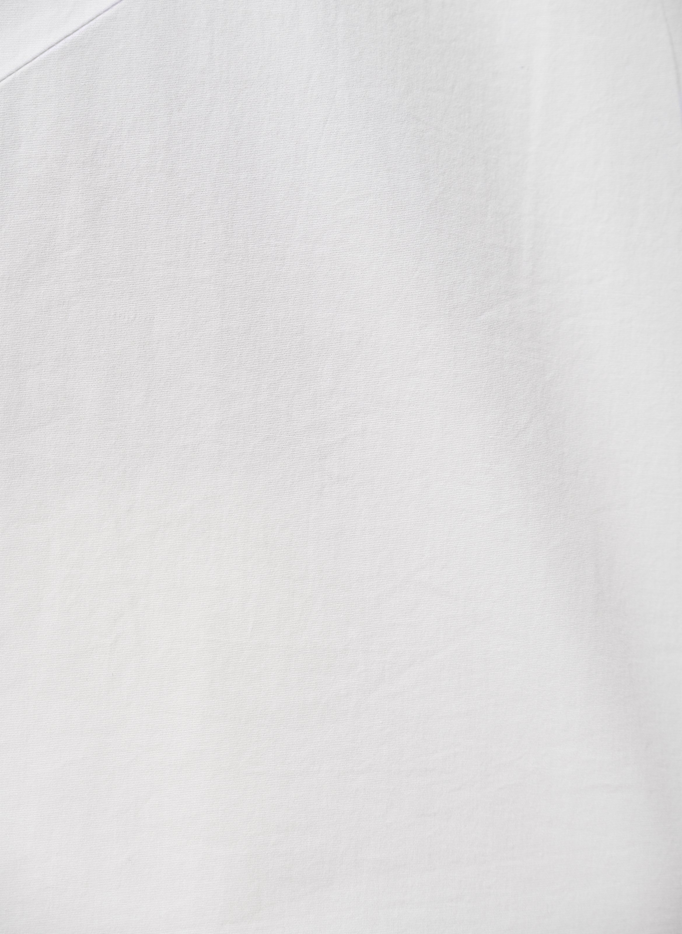 Chemise oversize col classique en coton mélangé HUMILITY Blanc