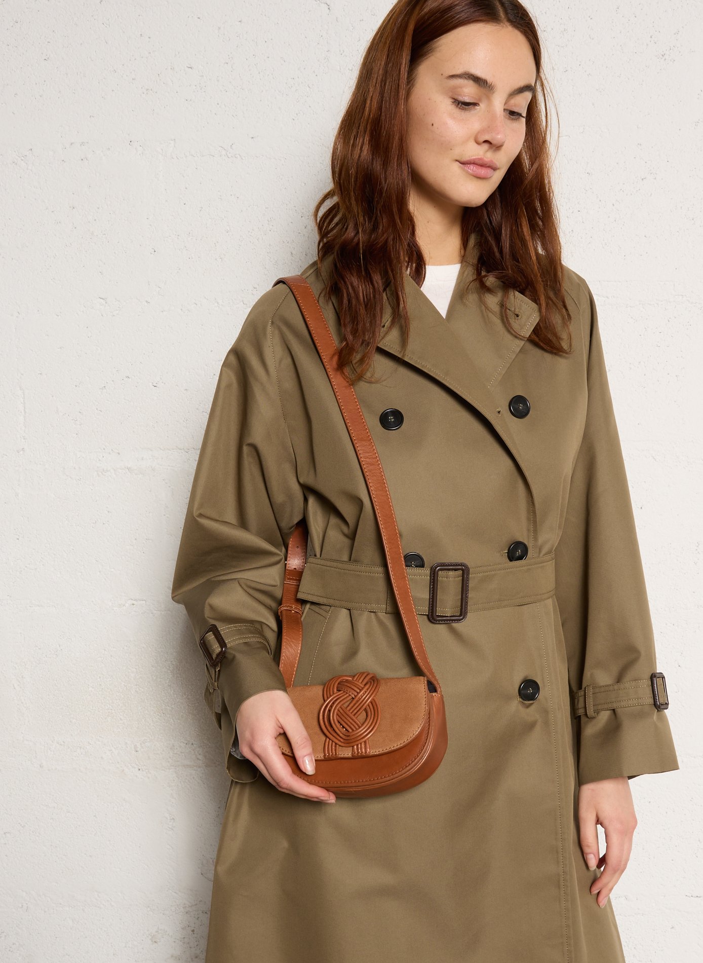 Sac bandoulière en cuir MAISON 123