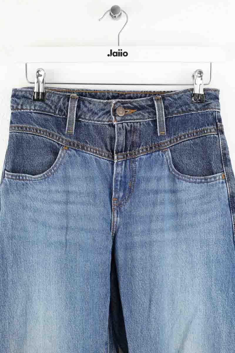 Cropped slim jeans with studs LEVI'S - Seconde main Blue