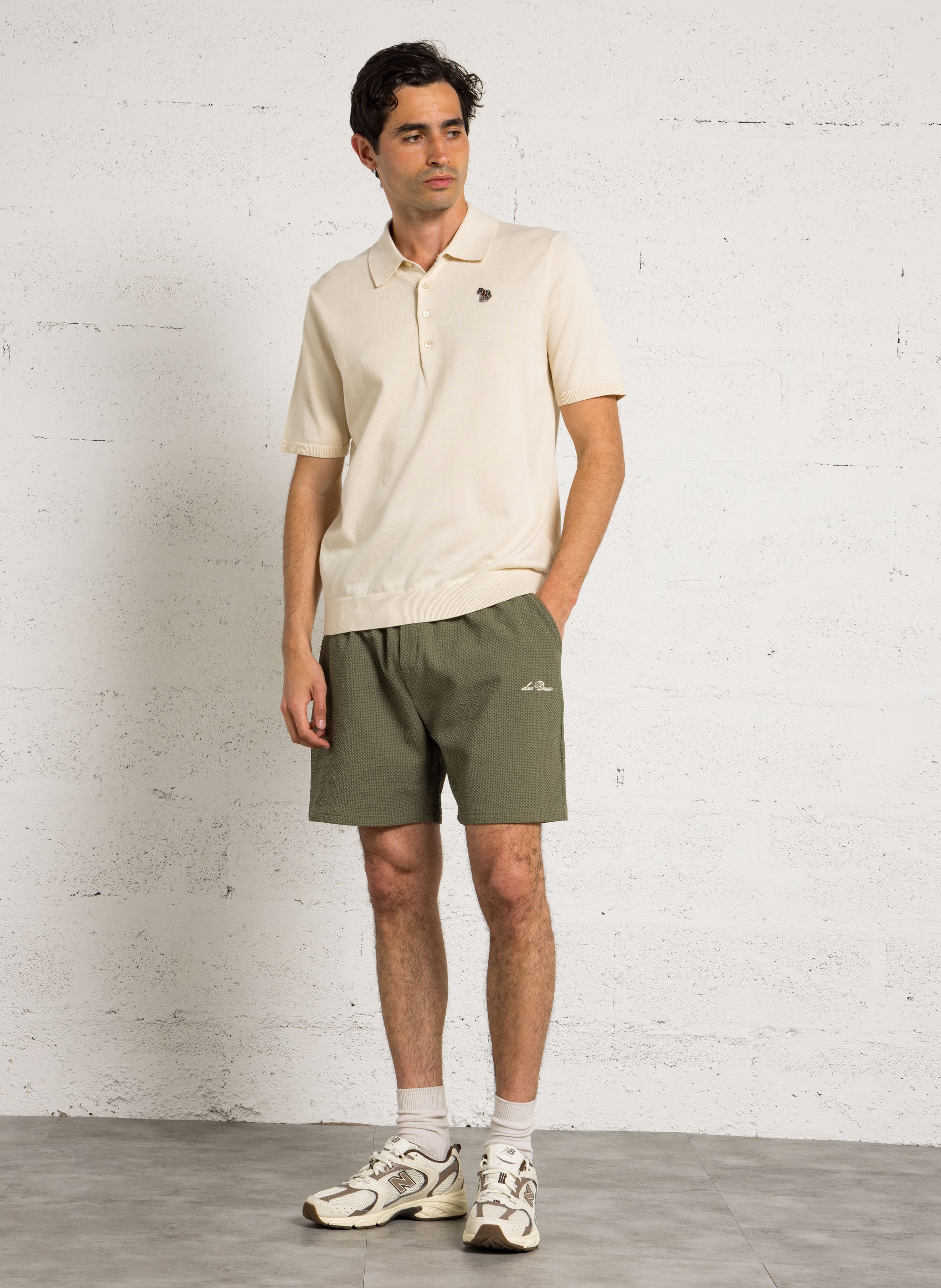 Straight organic cotton polo shirt PAUL SMITH Beige
