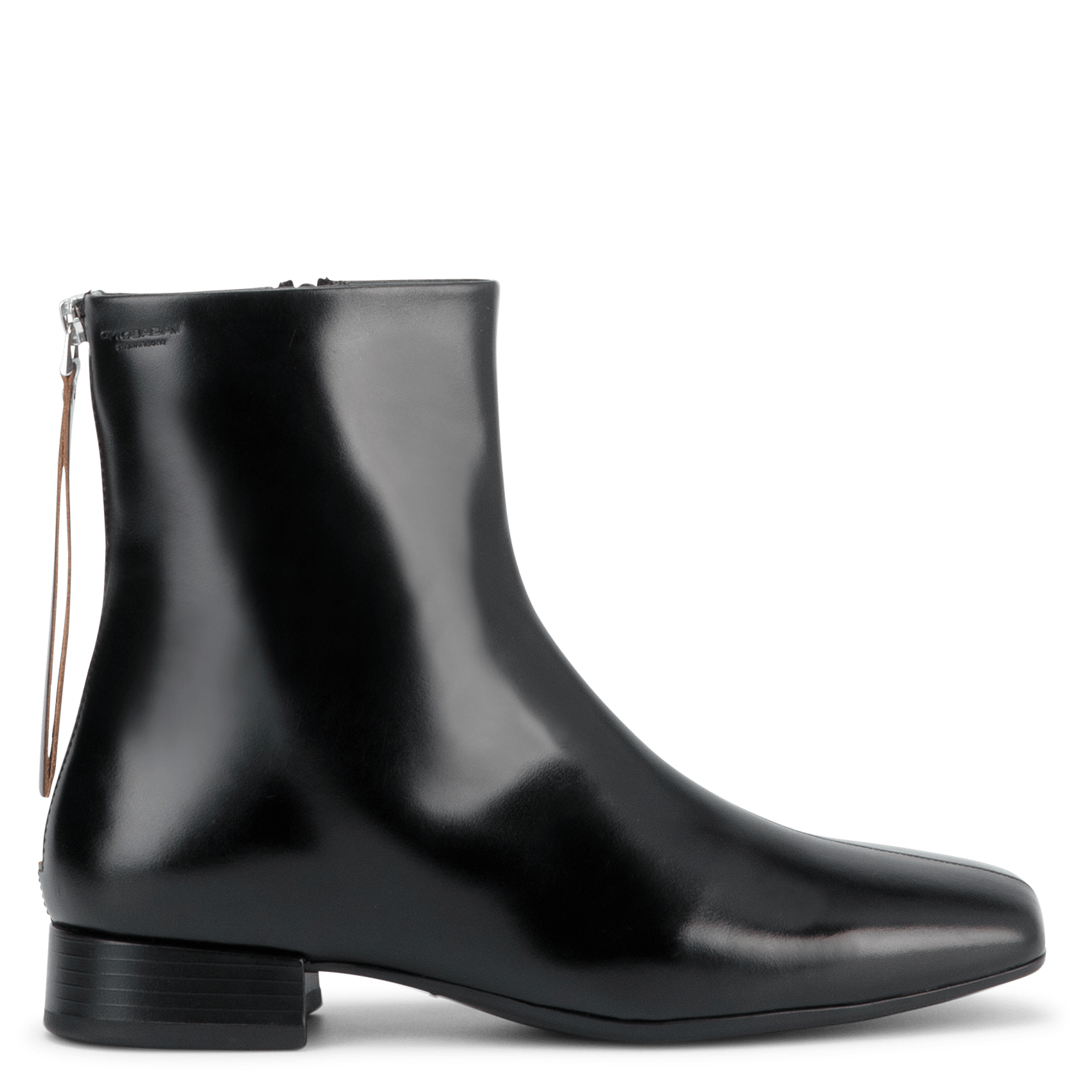 Leder Stiefeletten mit Reißverschluss VAGABOND Schwarz