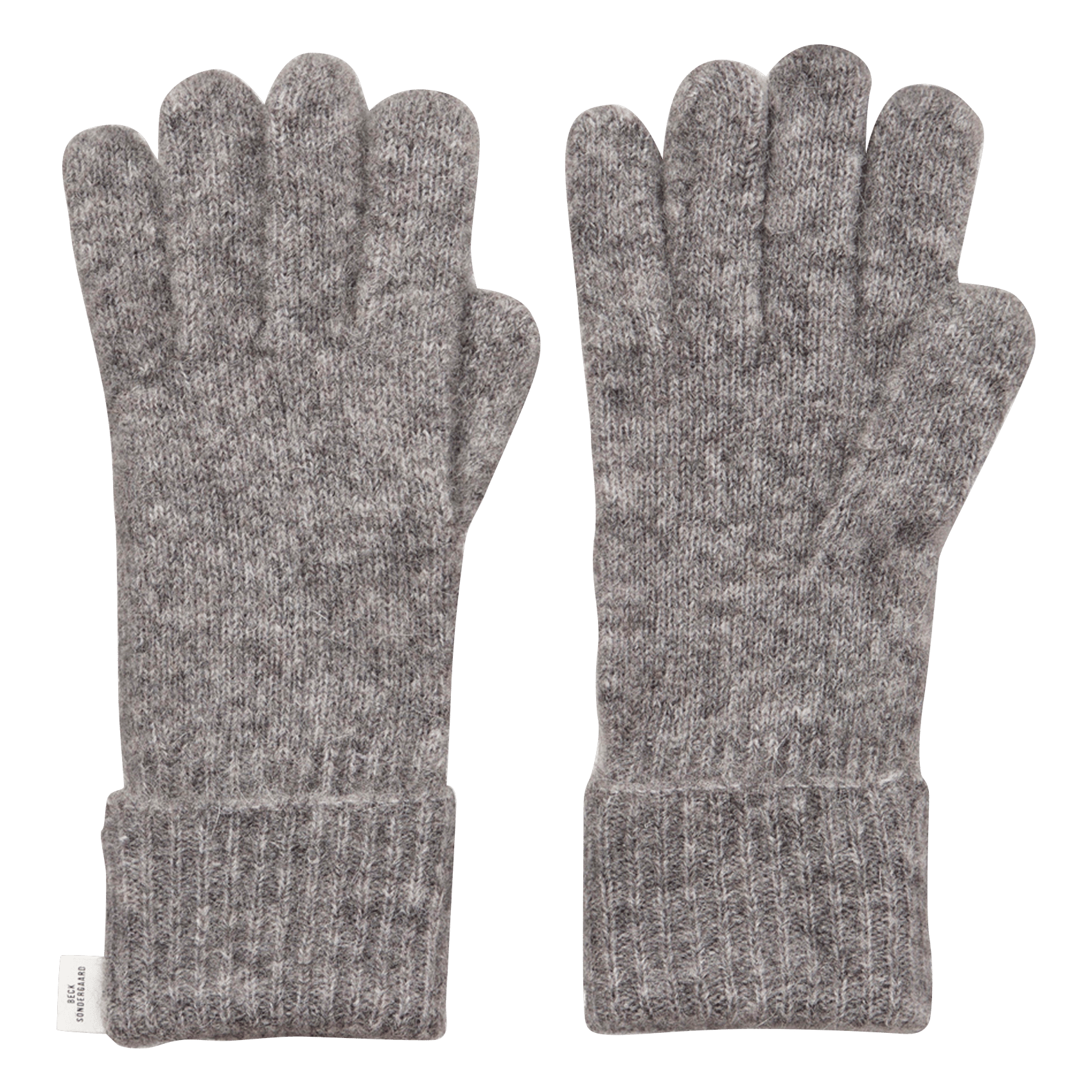 Einfarbige Handschuhe aus einer Mischung von Wolle. BECKSONDERGAARD