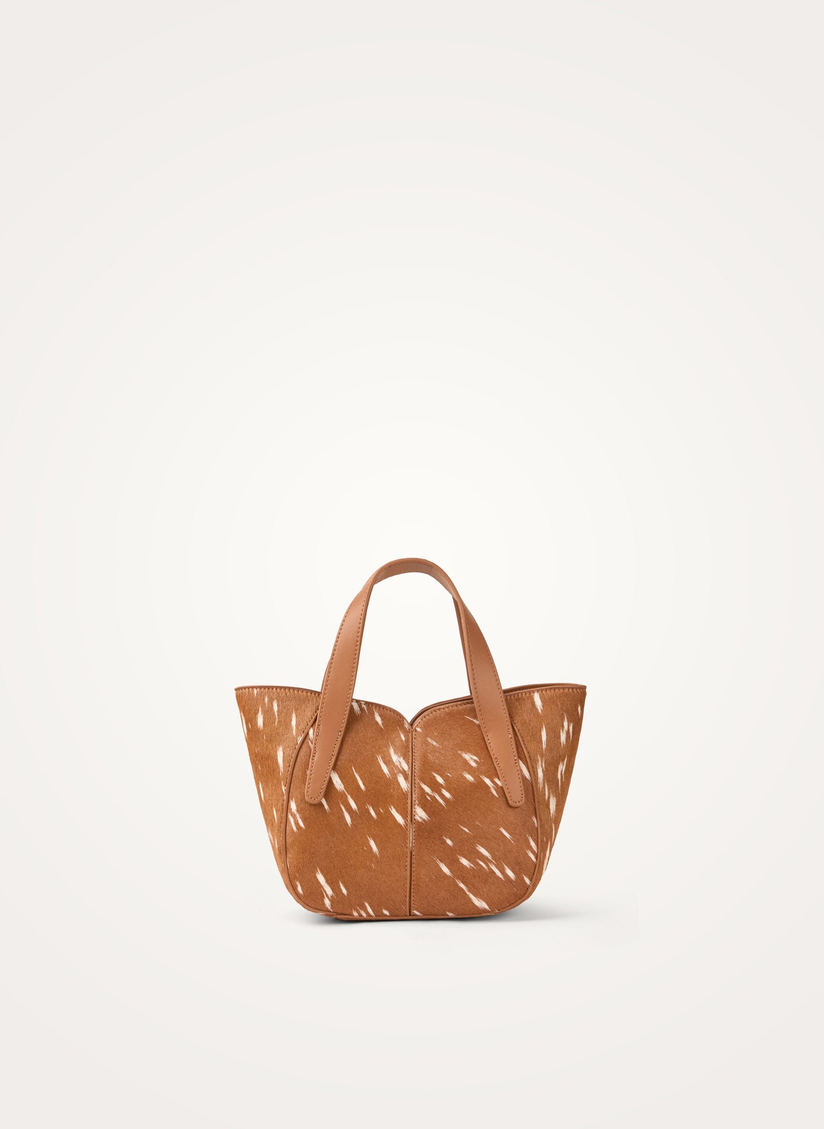 Handbag with handles and shoulder strap VANESSA WU Orange