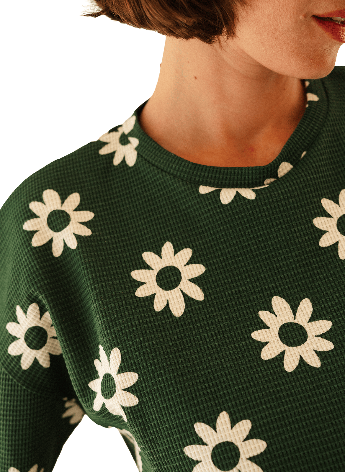 Ensemble de pyjama long ample imprimé WE ARE JOLIES Vert