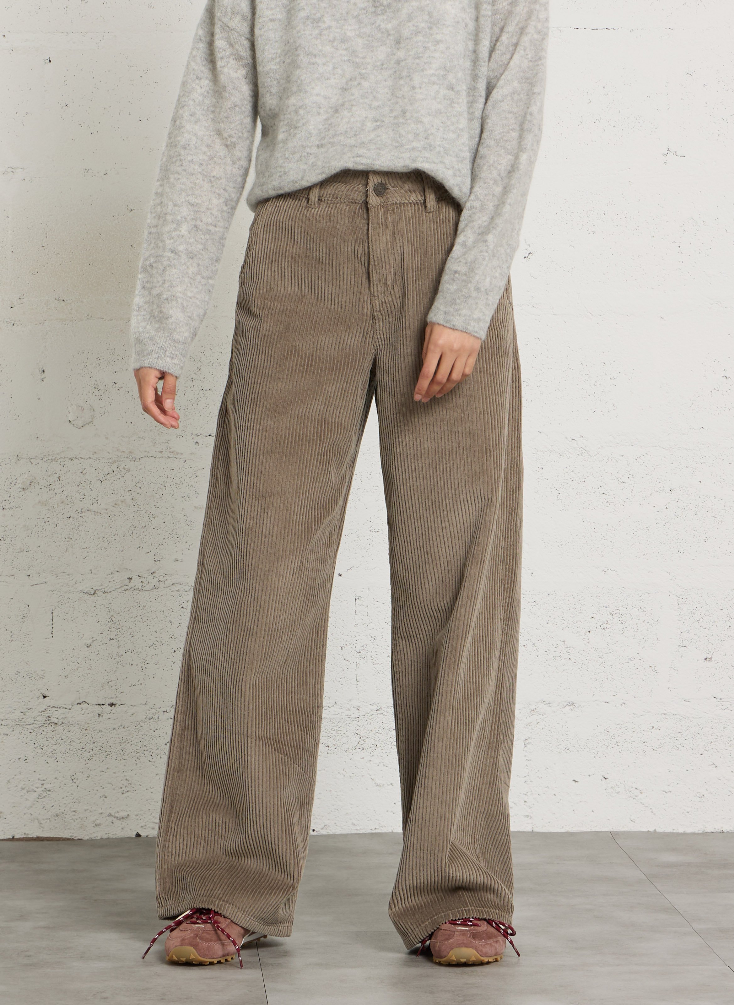 Weites Cordhose aus Baumwolle SUD EXPRESS