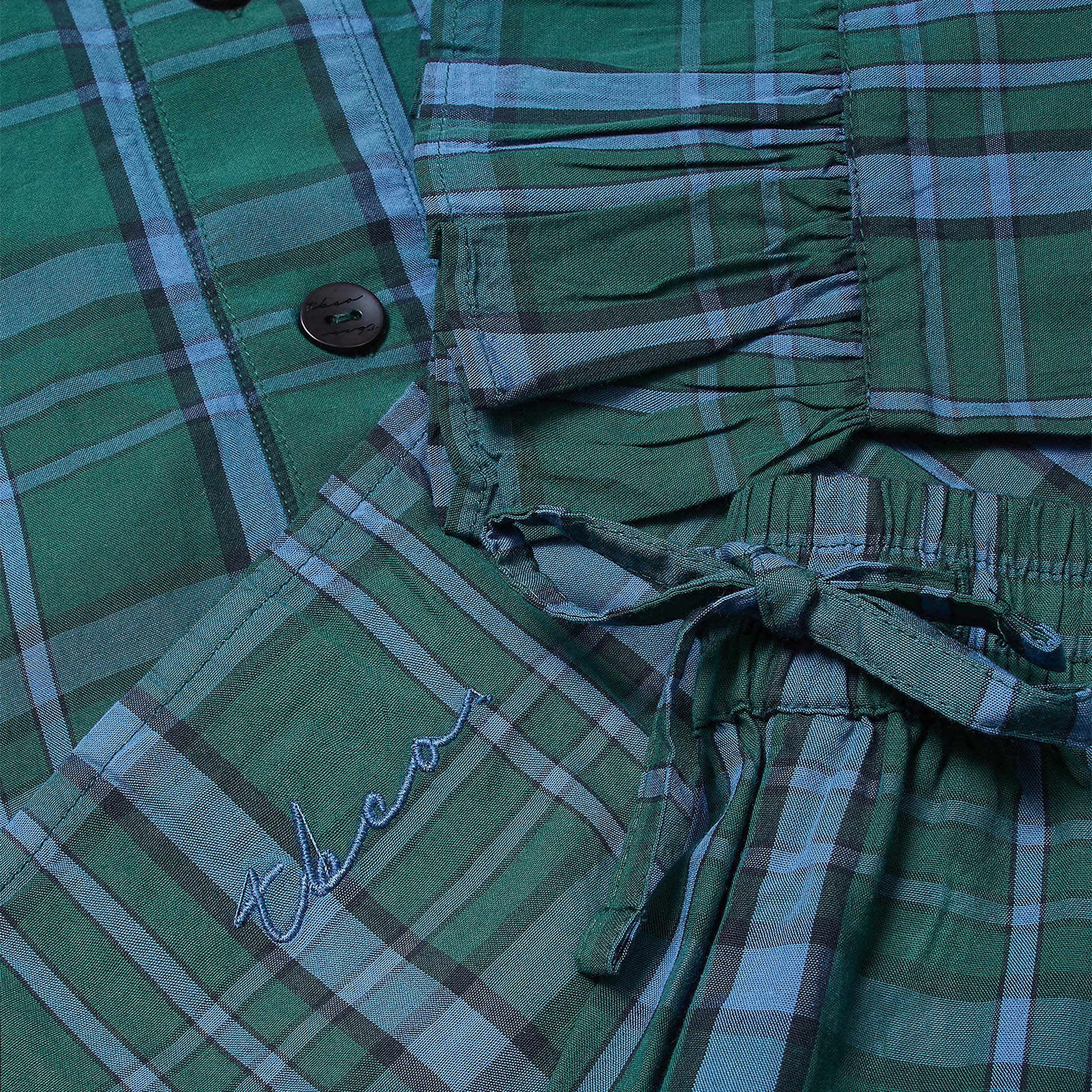 Cotton checkered pajama TBCO Green